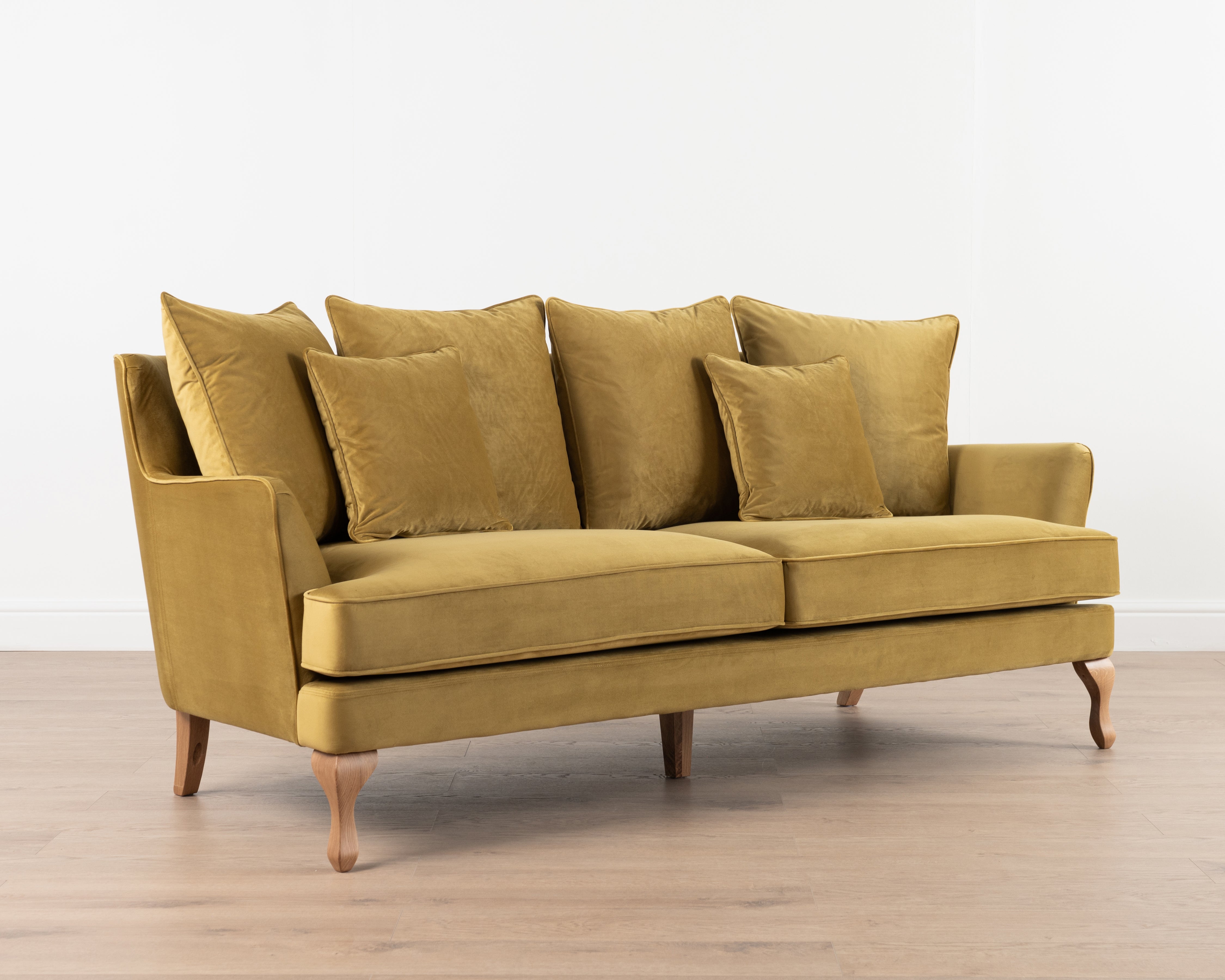 Luxe Monroe 2.5 Seater Sofa | Gold