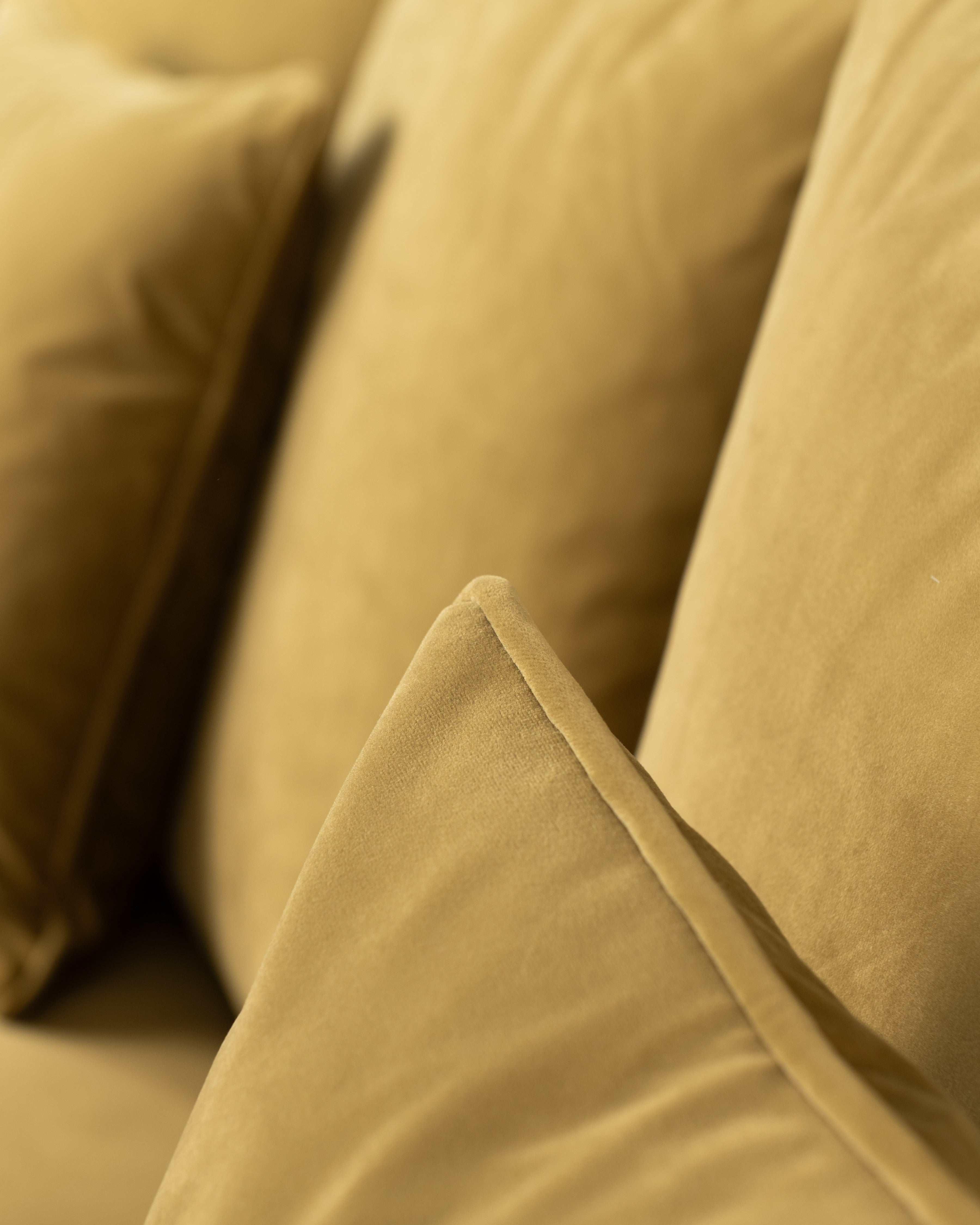 Luxe Monroe 2.5 Seater Sofa | Gold