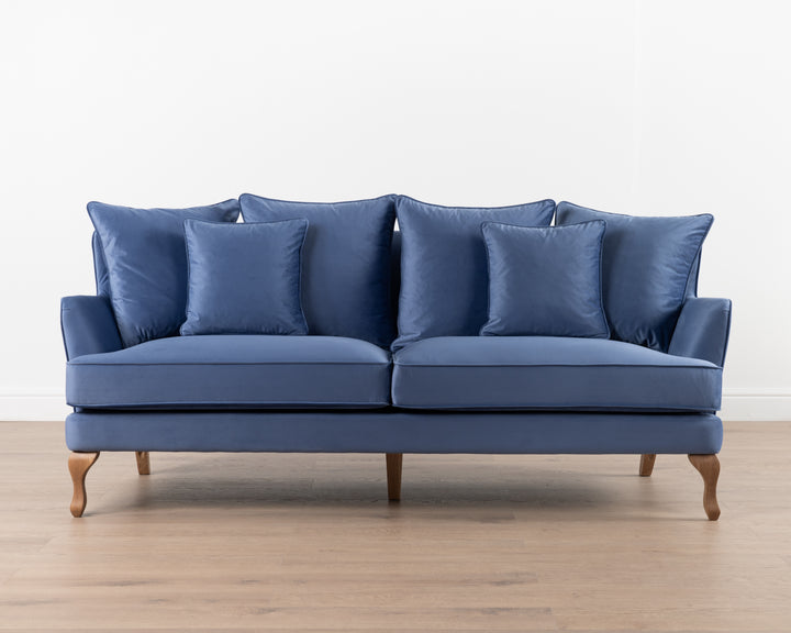 Luxe Monroe 2.5 Seater Sofa | Blue