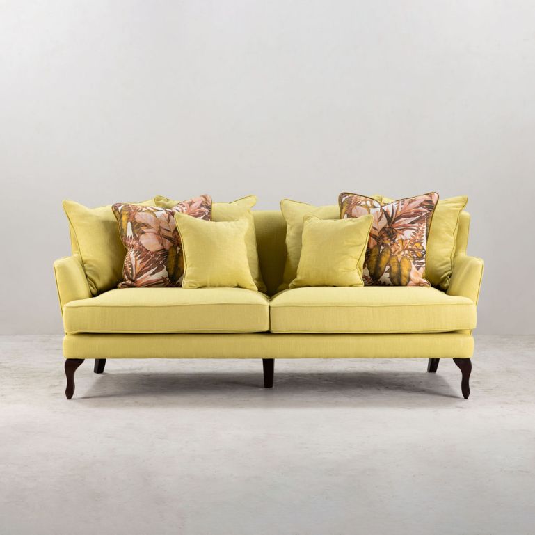 Blush Leaf cushion