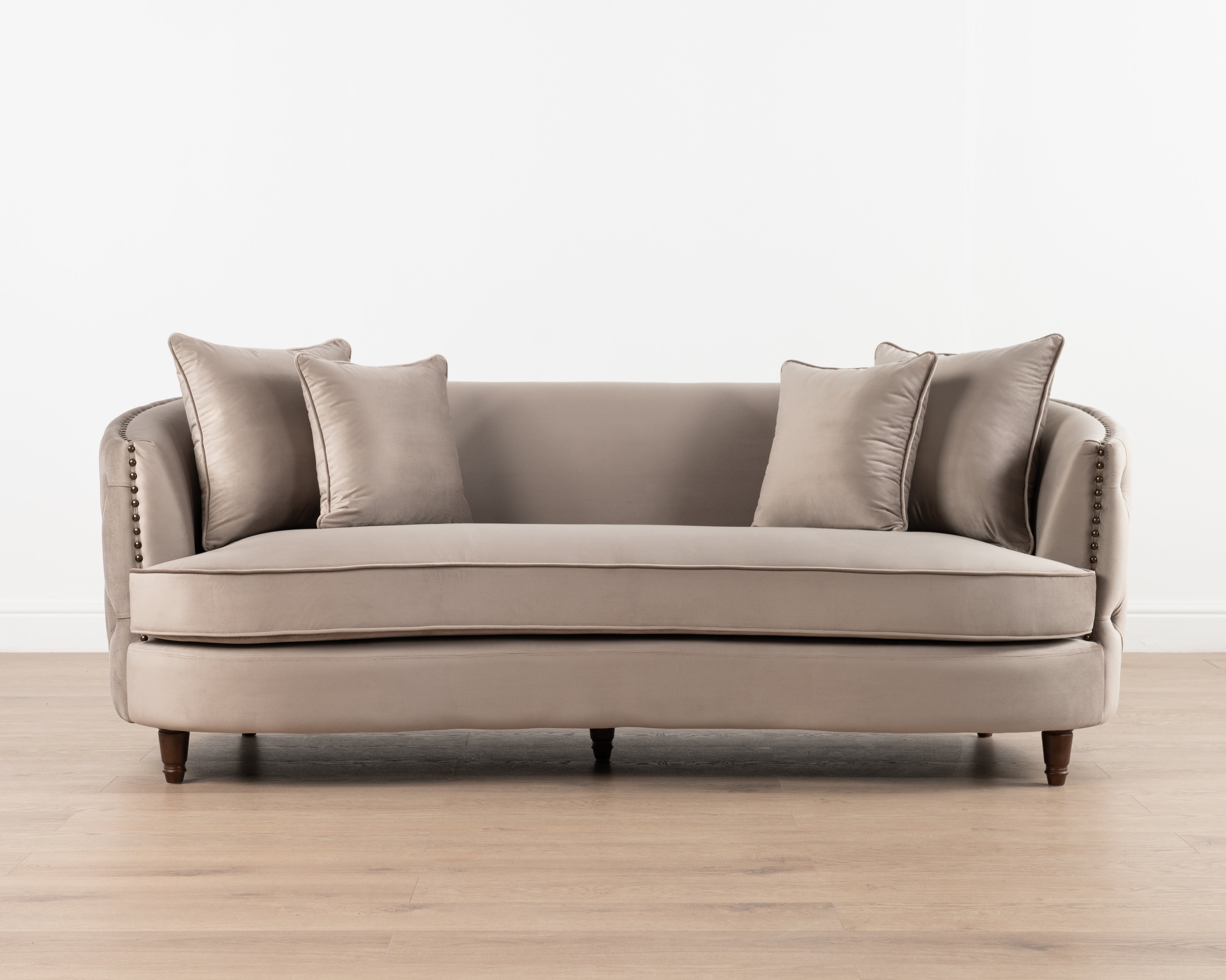 Luxe Gita 3-seater Sofa | Champagne