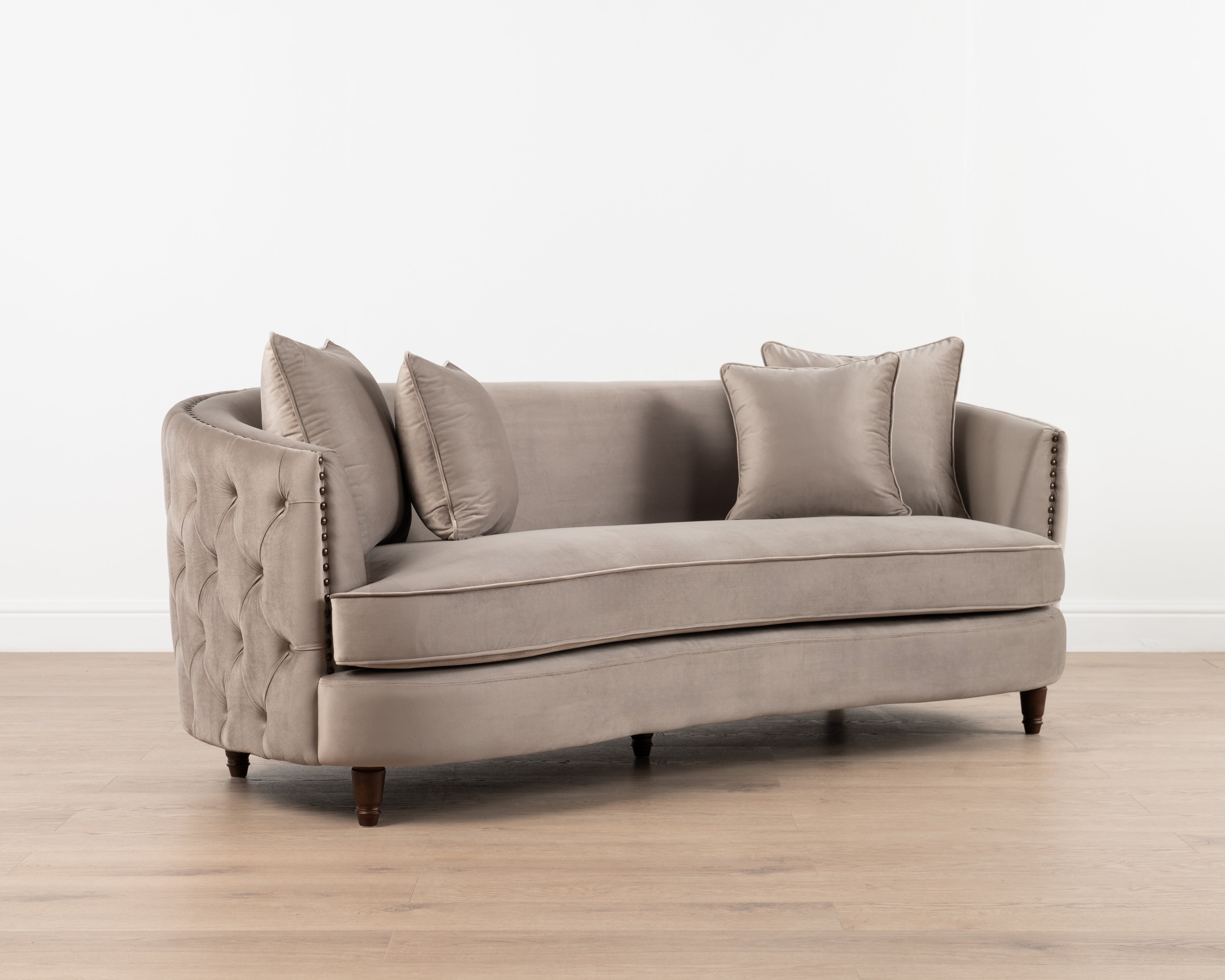 Luxe Gita 3-seater Sofa | Champagne