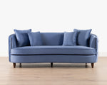Luxe Gita 3-seater Sofa | Navy