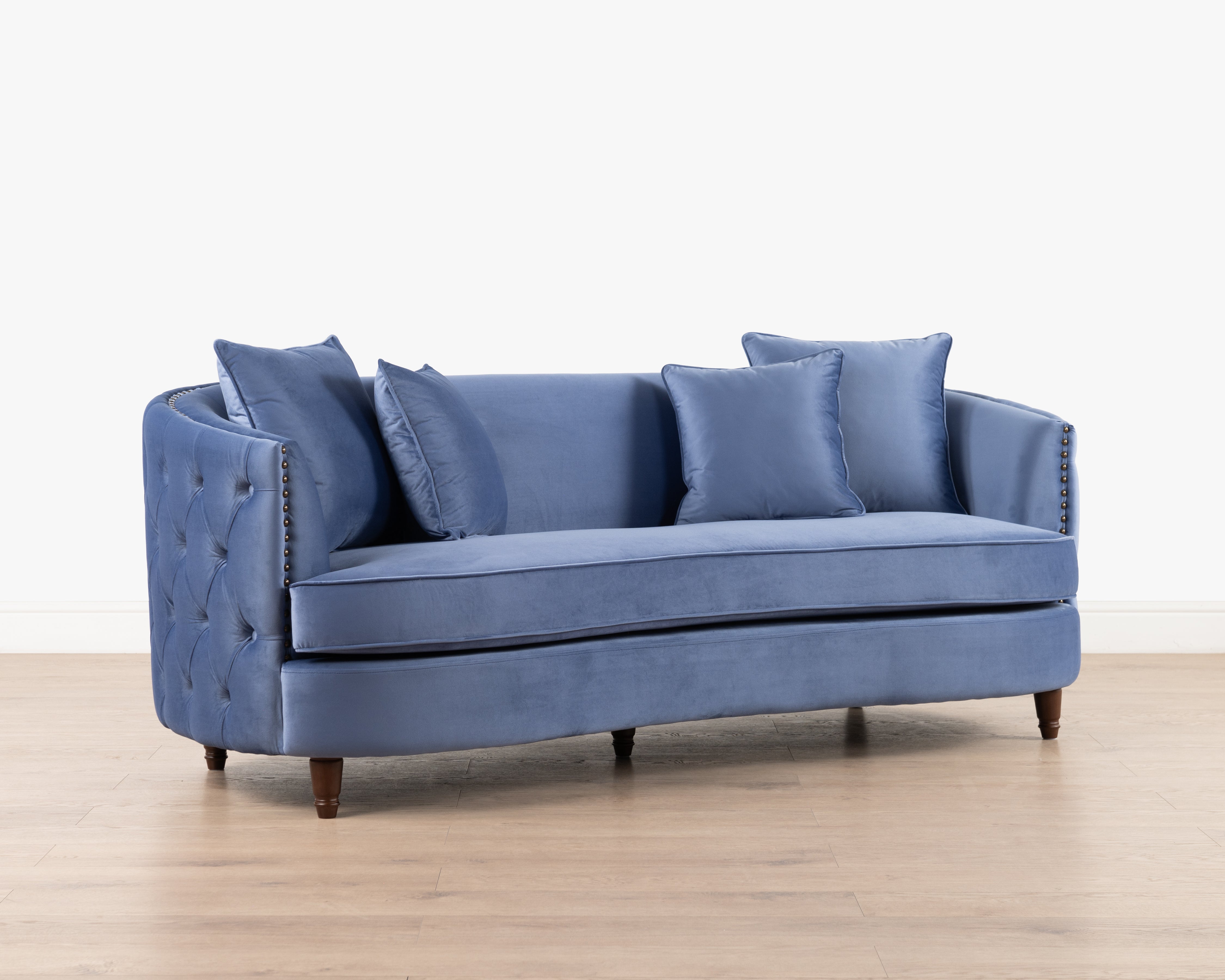 Luxe Gita 3-seater Sofa | Navy