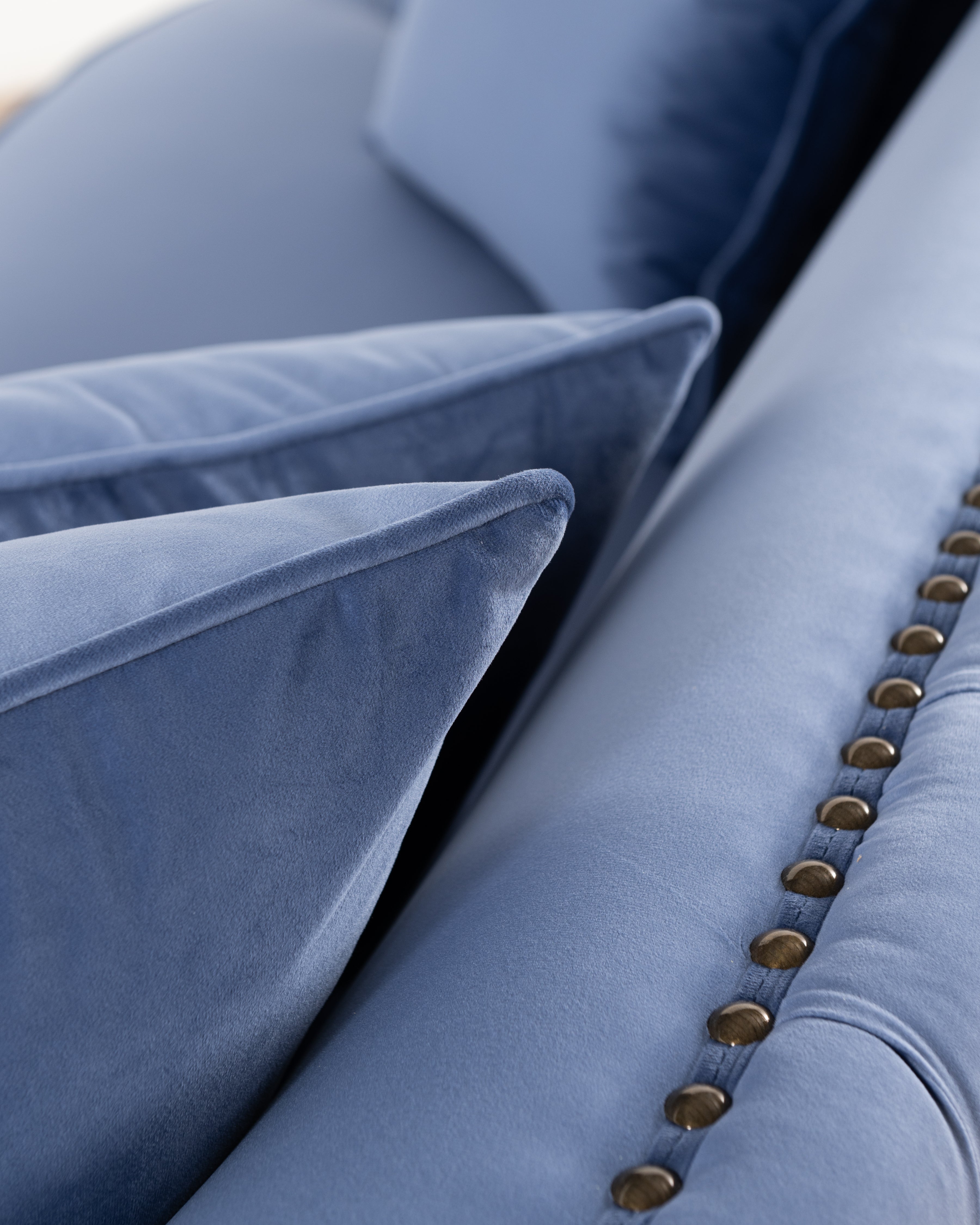 Luxe Gita 3-seater Sofa | Navy