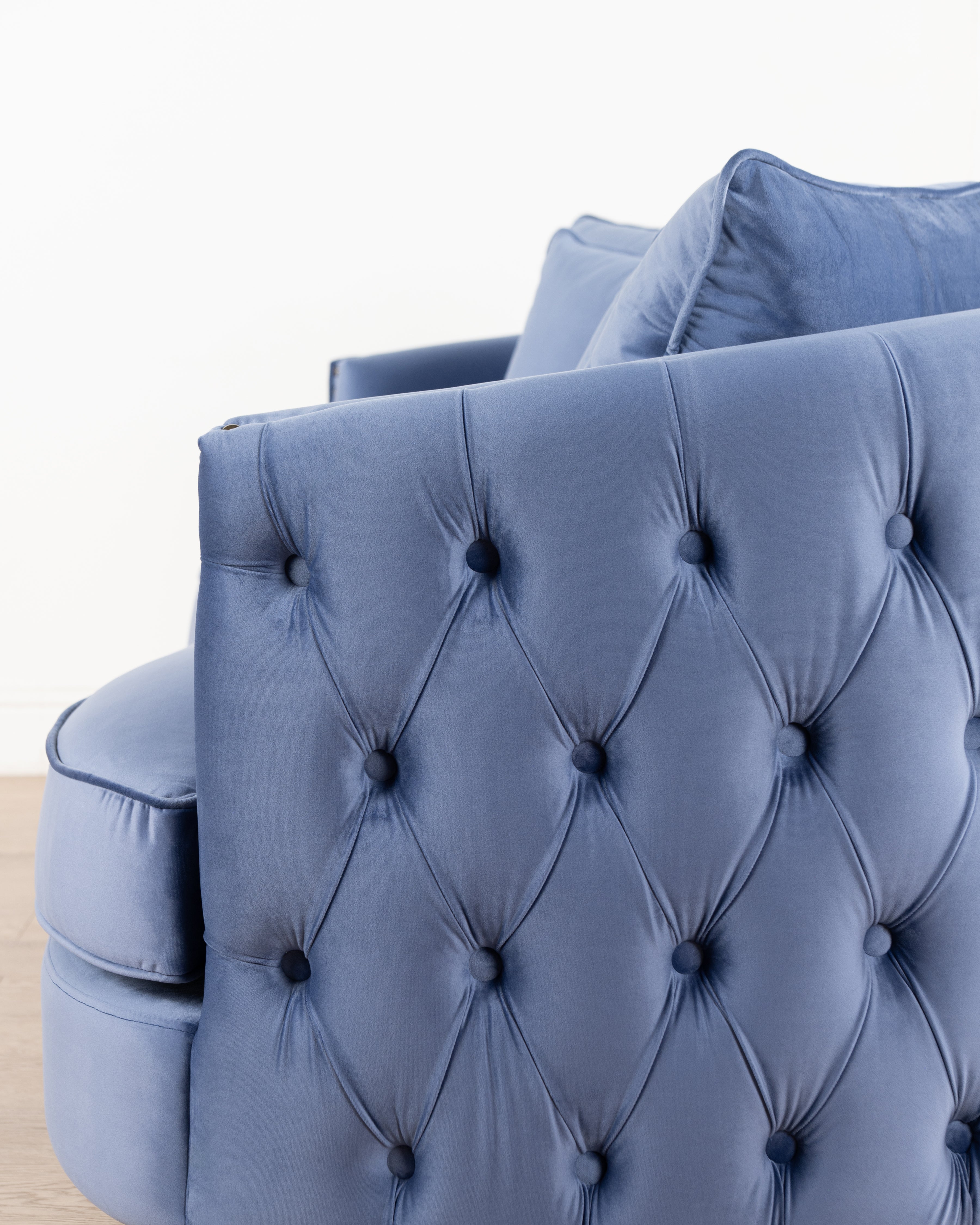 Luxe Gita 3-seater Sofa | Navy