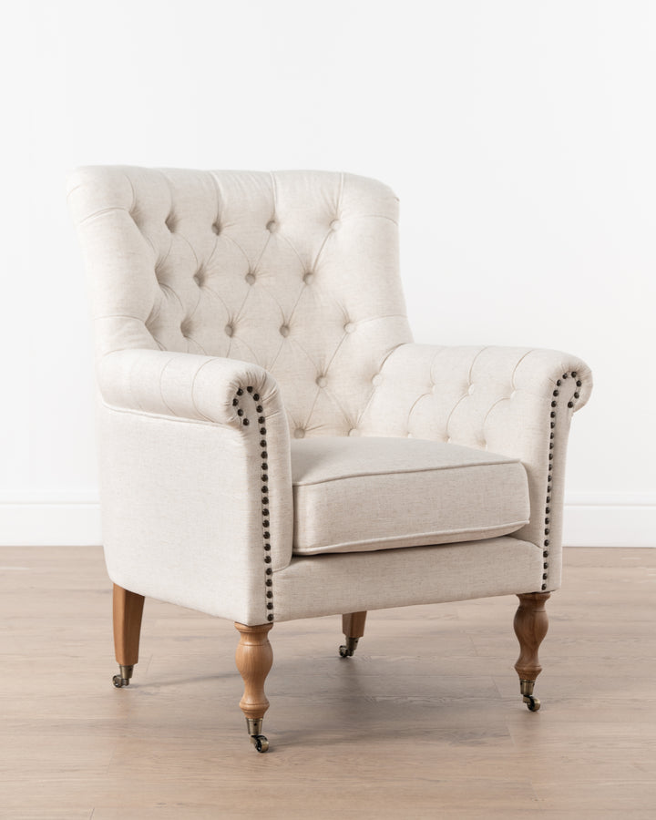 Luxe Roseanne Armchair | Stone