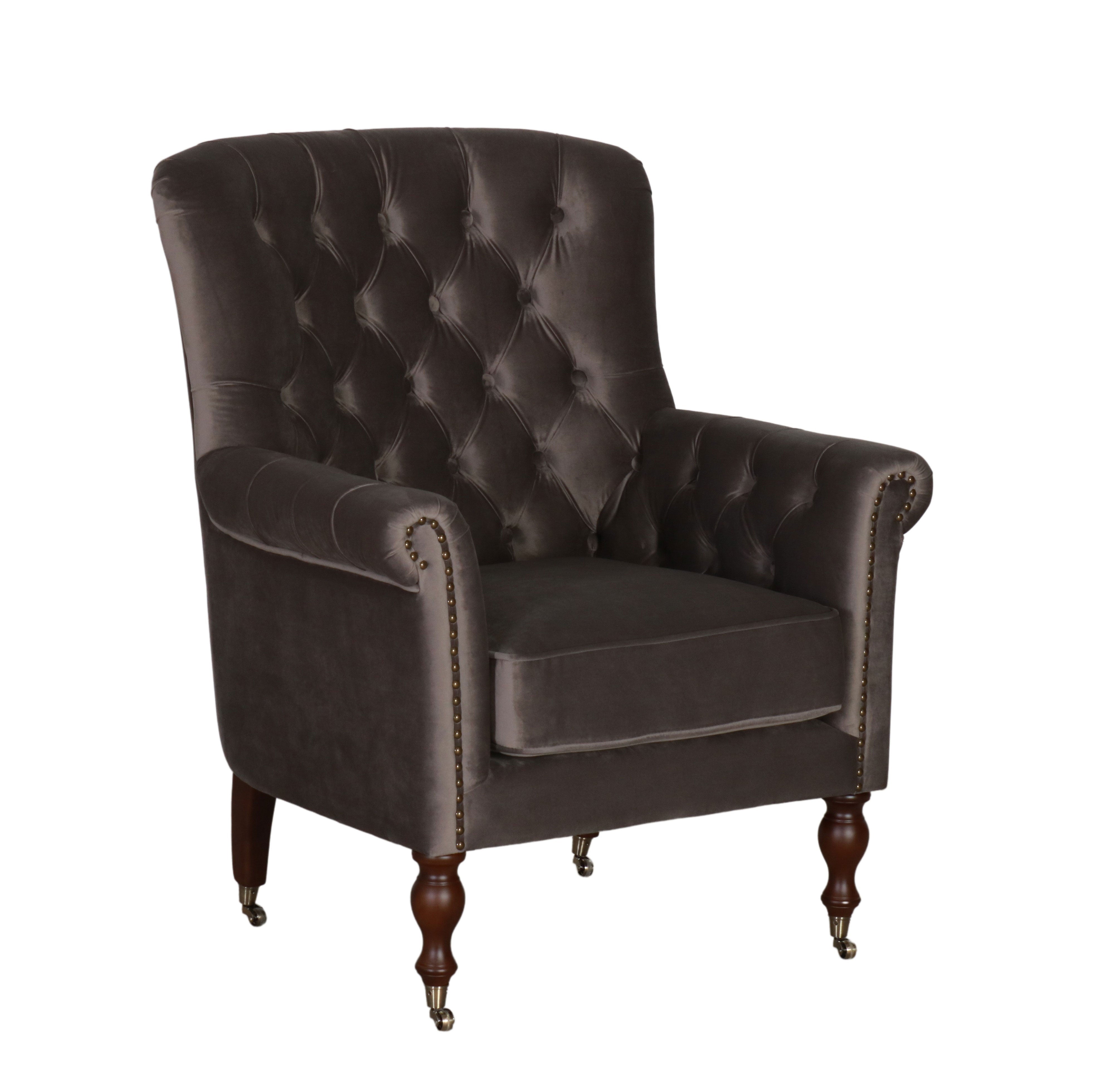 Luxe Roseanne Armchair | Grey