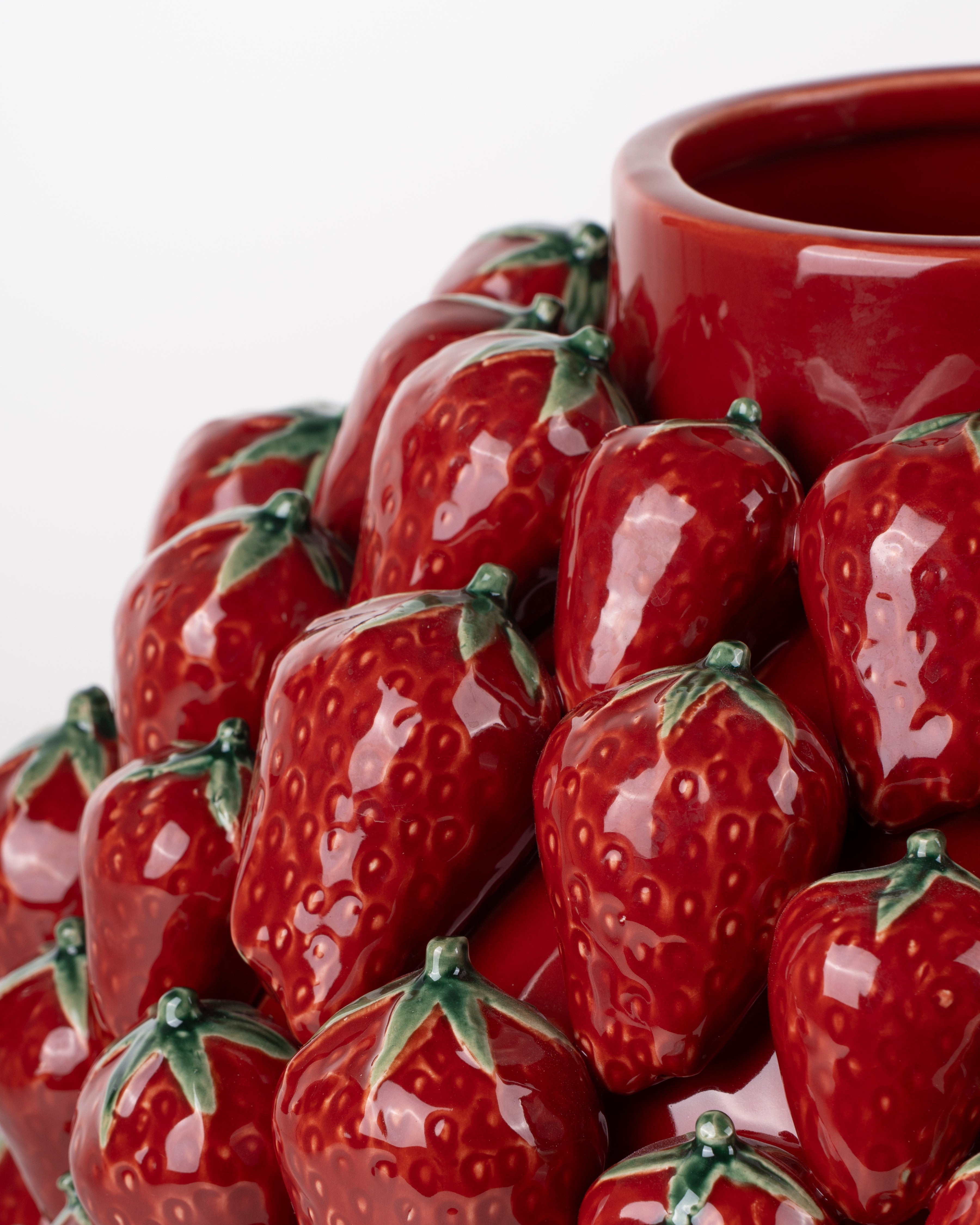 Strawberry Ceramic Vase