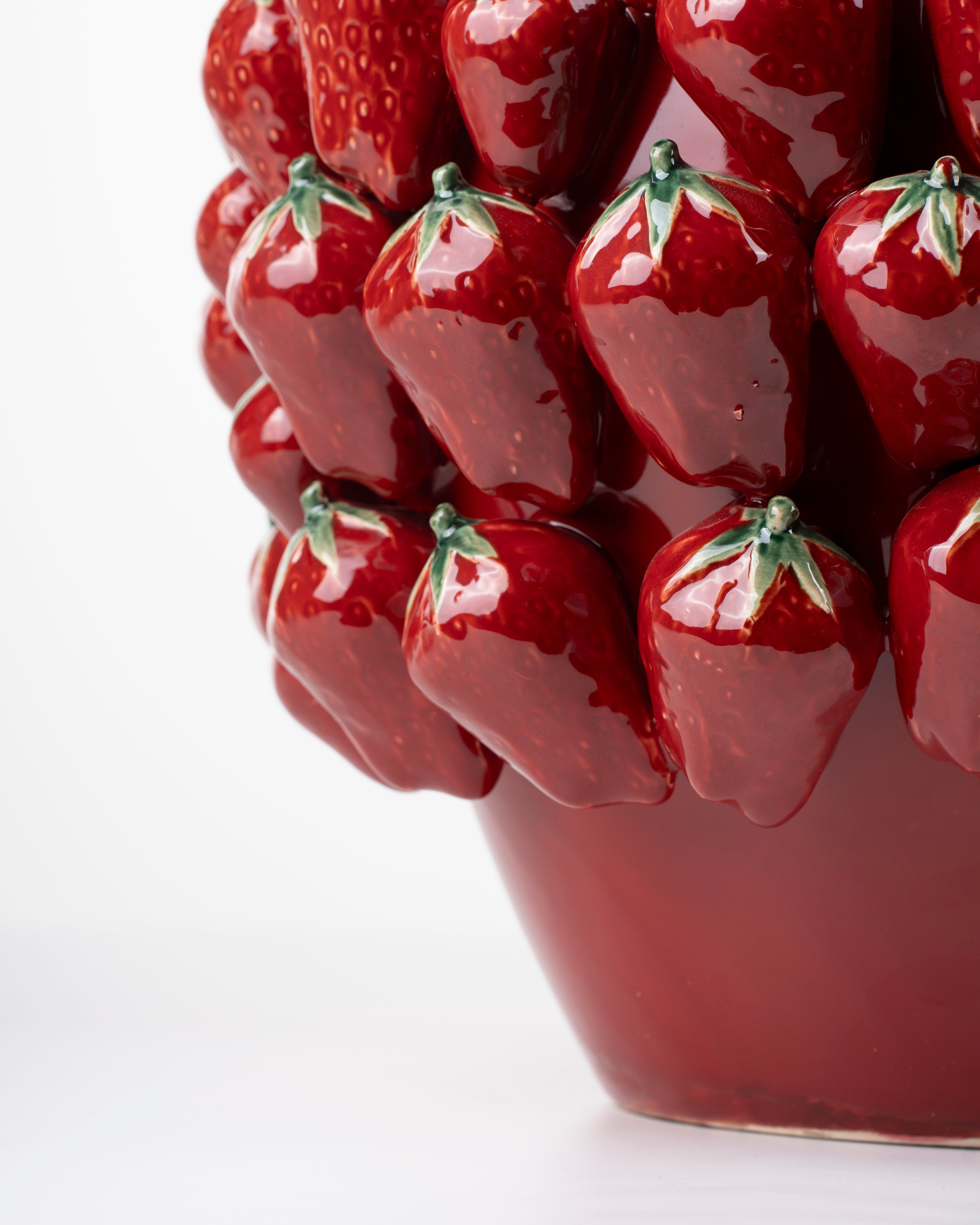 Strawberry Ceramic Vase