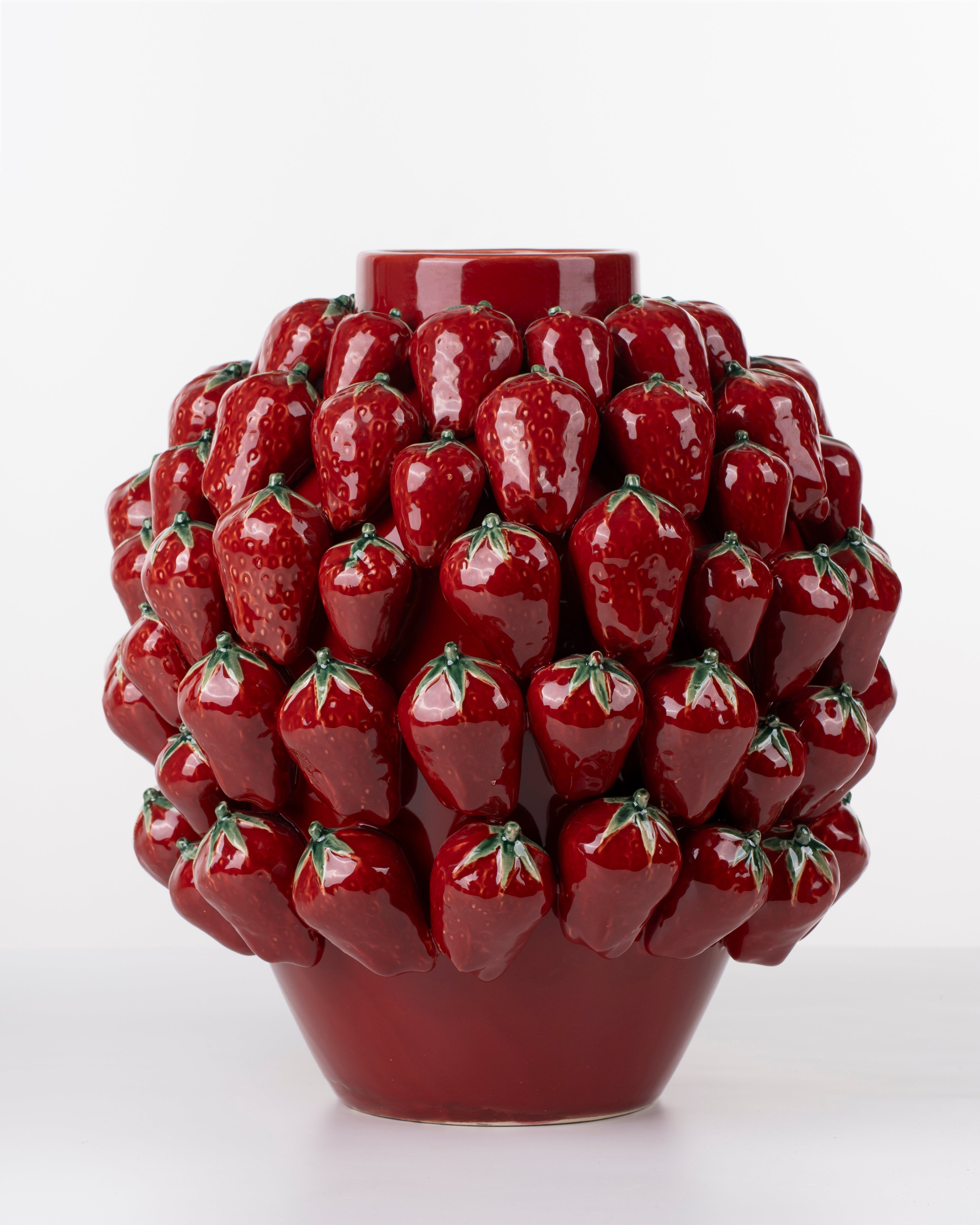 Strawberry Ceramic Vase