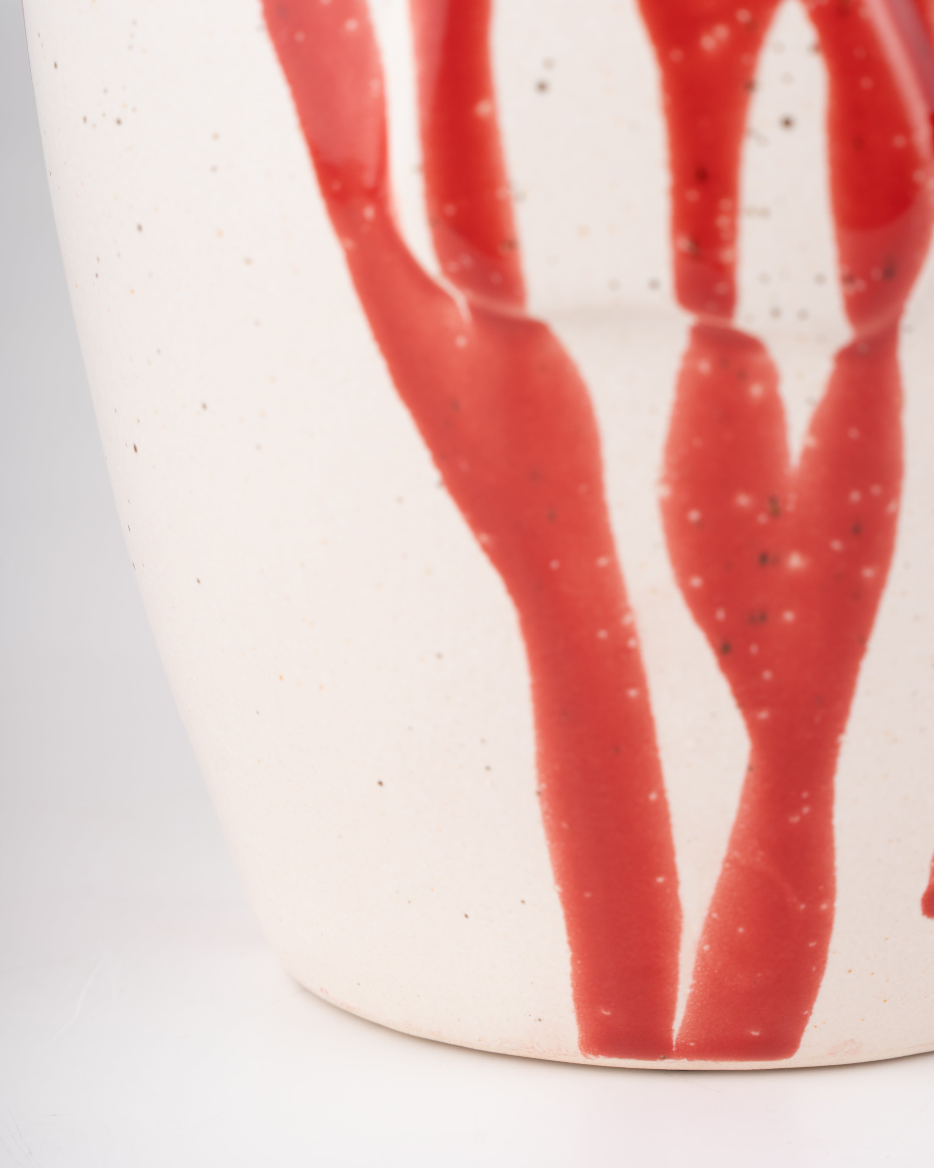 Red Coastal Fish Jug | Large
