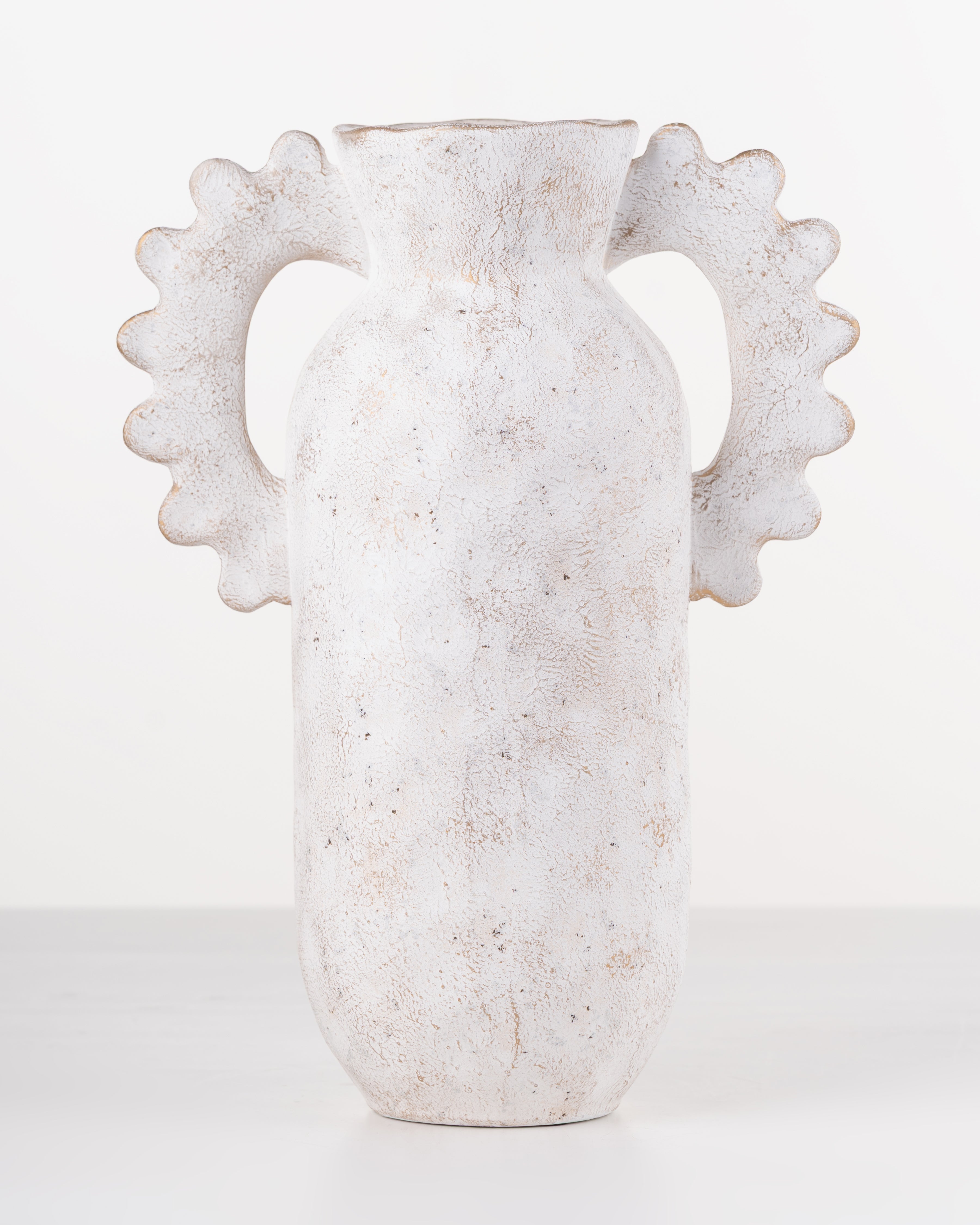 Rustic Halo Handle Vase