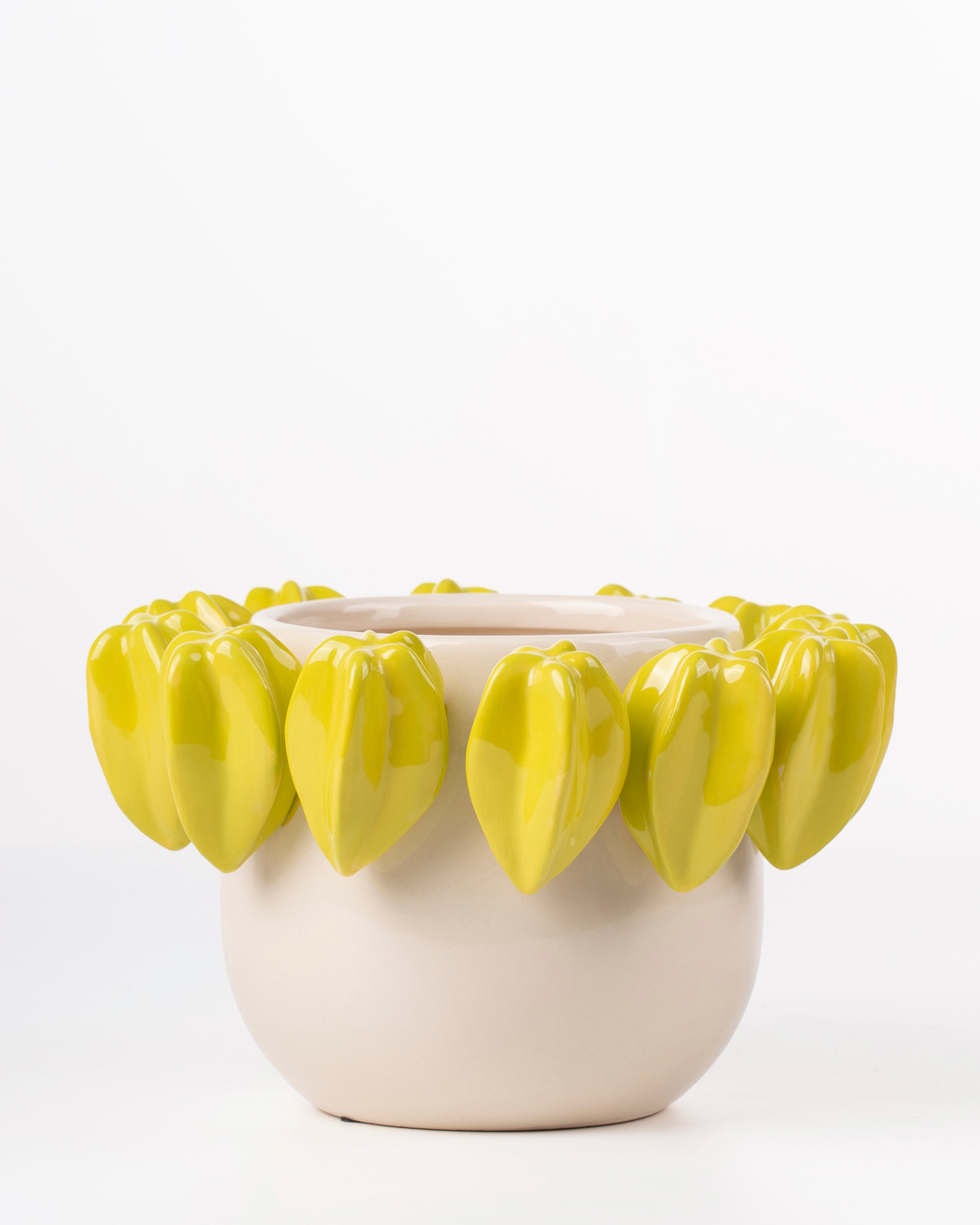 Lime ceramic Vase