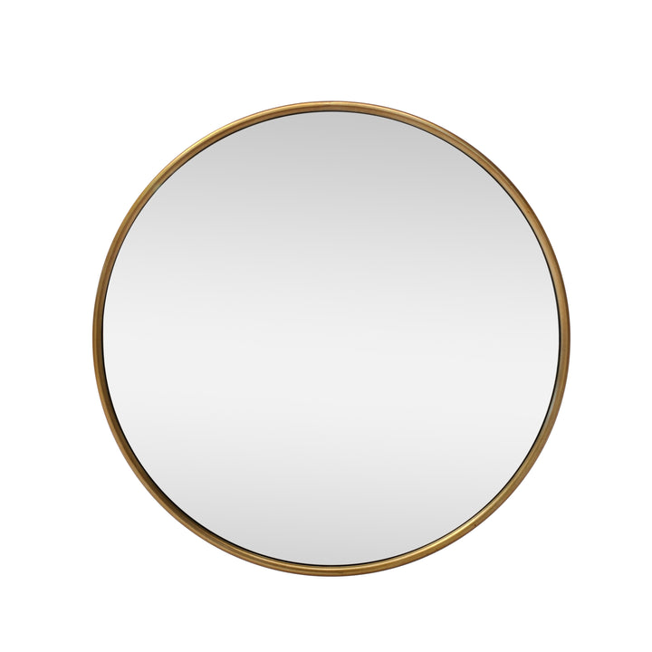 MIRROR ROUND PLAIN GOLD