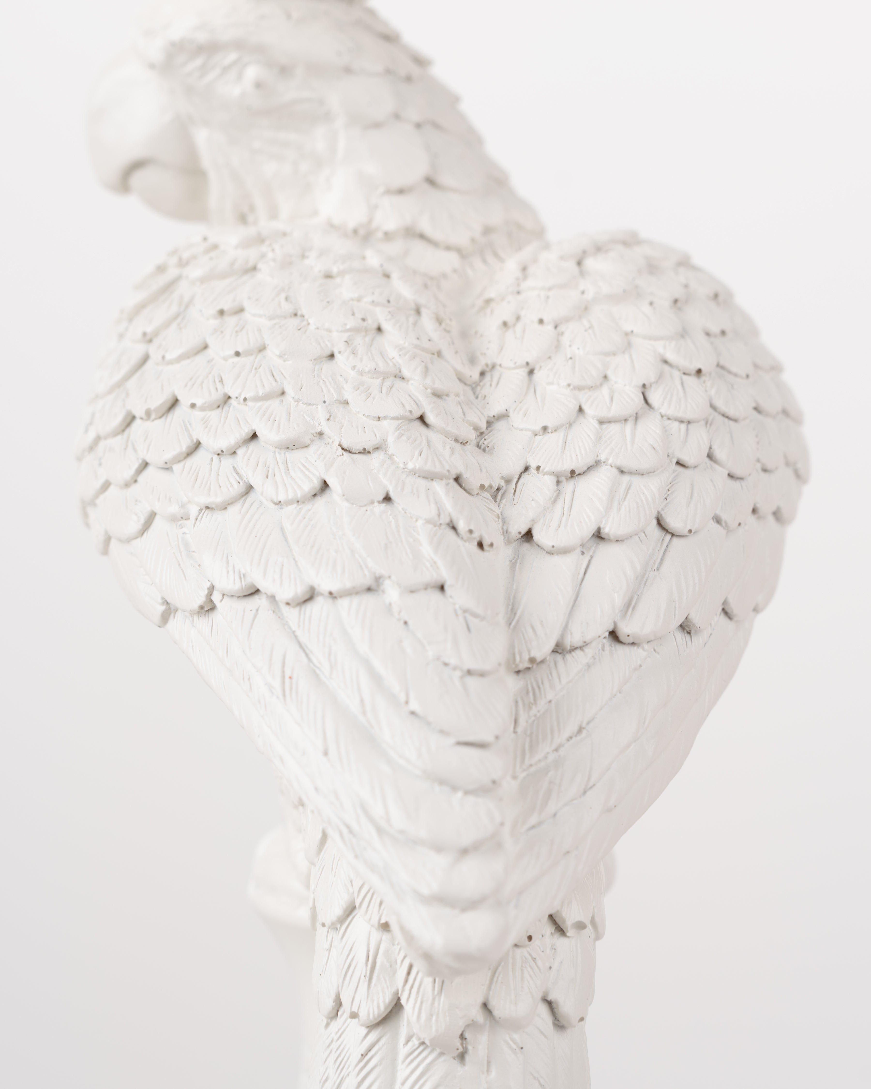 Parrot Candle Holder | White