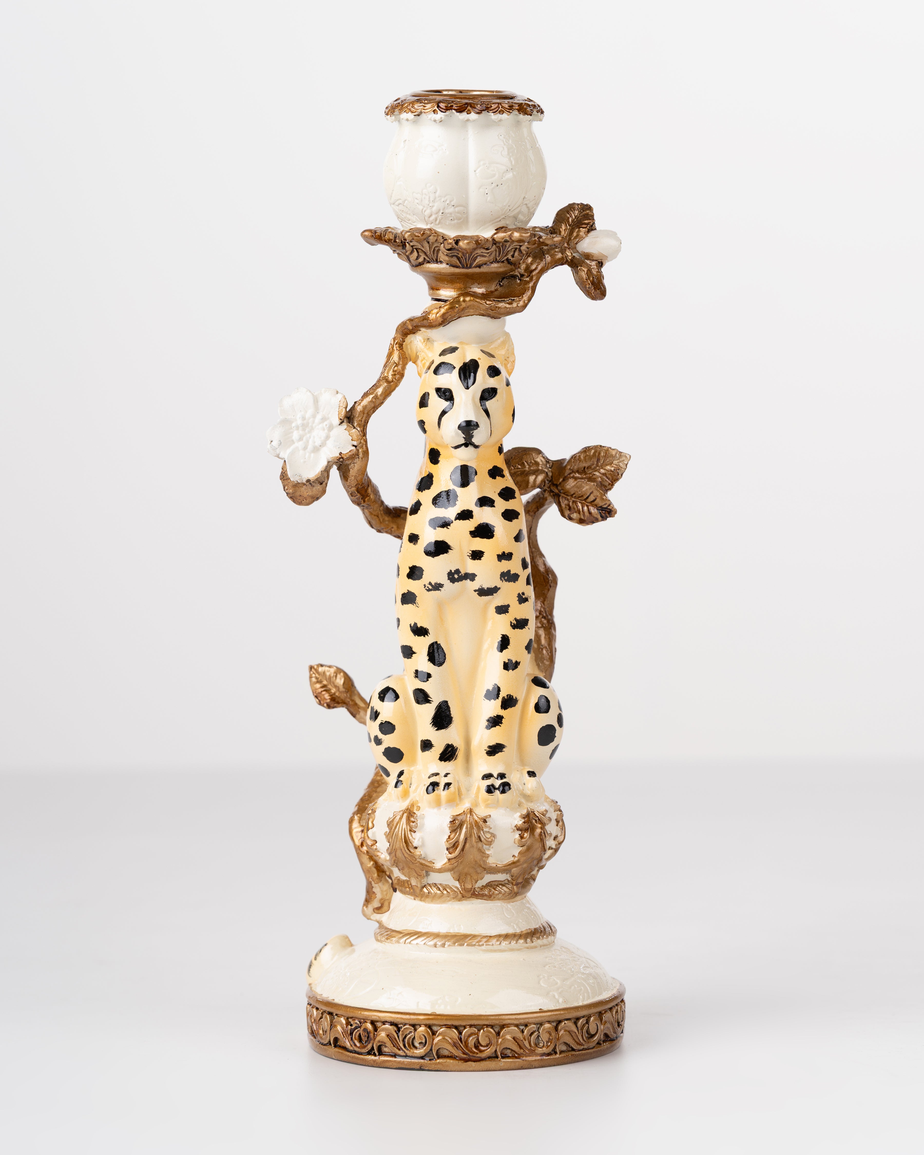 Leopard Candle Holder