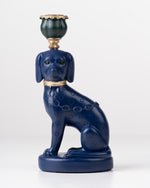 Dog Candle Holder | Blue