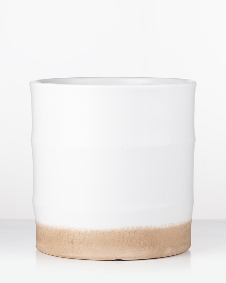Sands Ceramic Pot | White