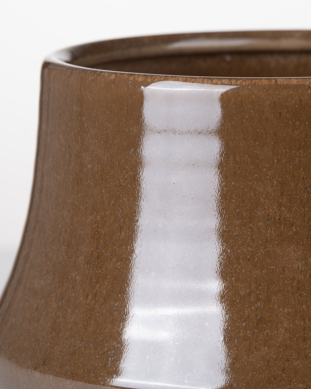 Chestnut Ceramic Pot