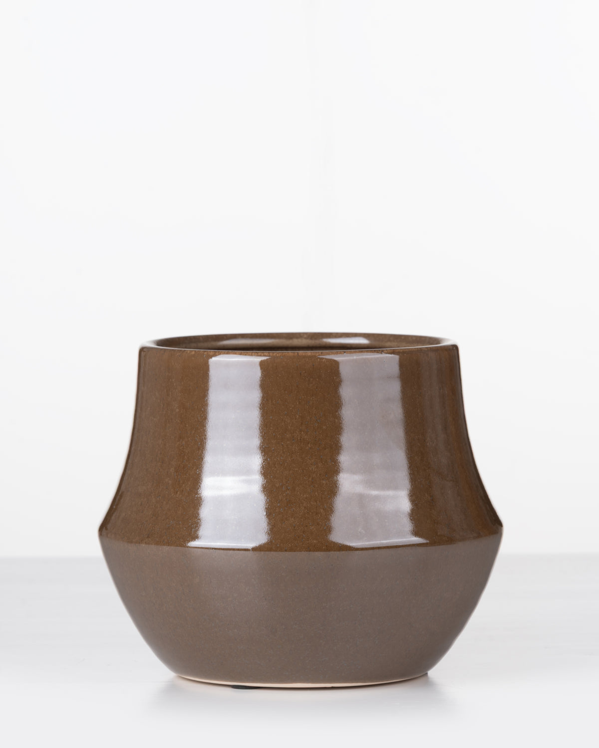Chestnut Ceramic Pot