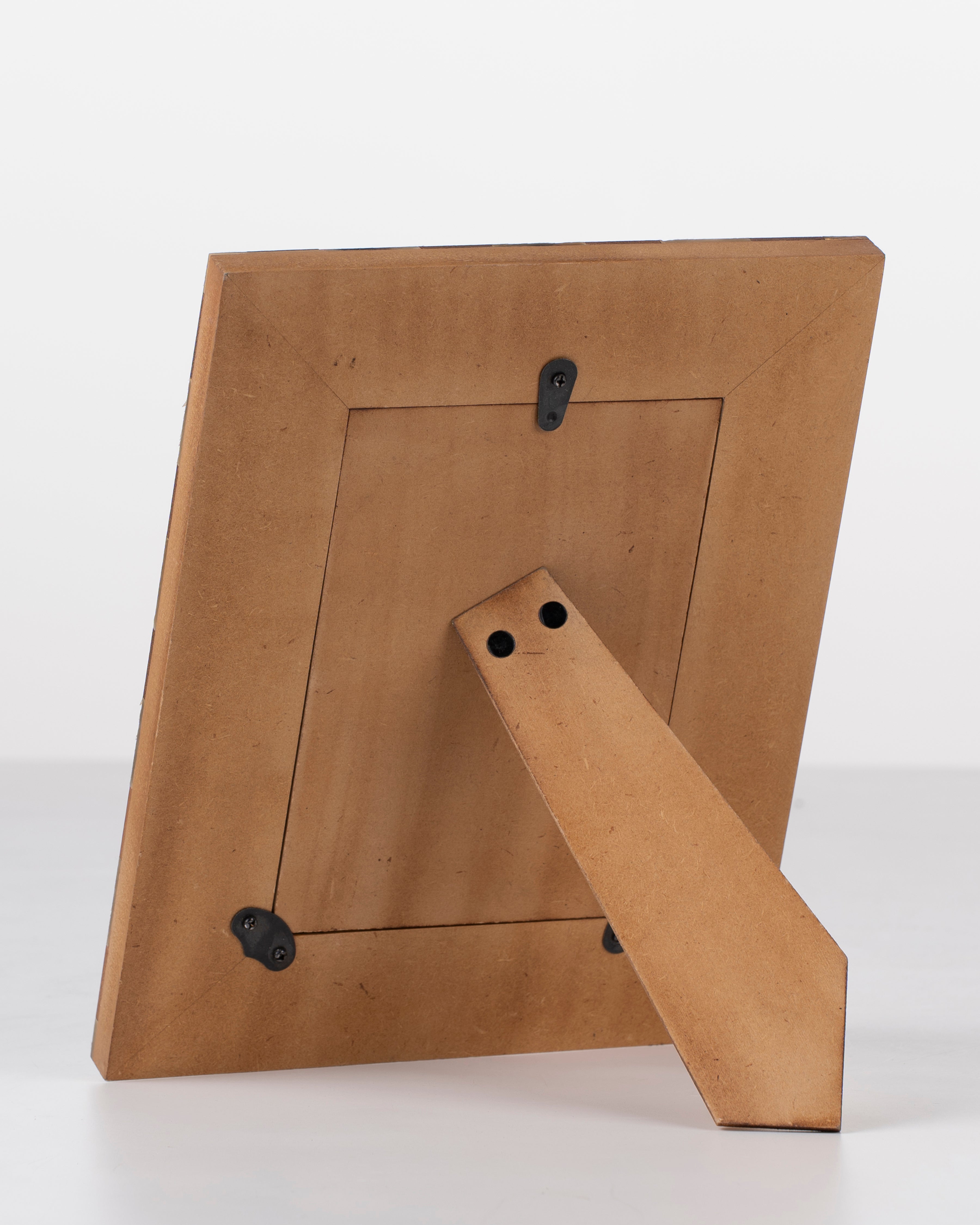 Wood and Bone Inlay Octagon Photo Frame
