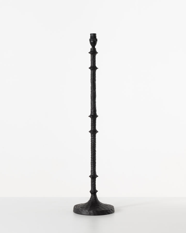 LAMP TABLE TALL RUST MATT BLACK