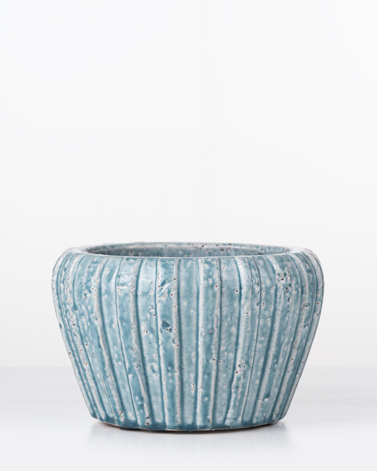Russet Ceramic Pot | Blue