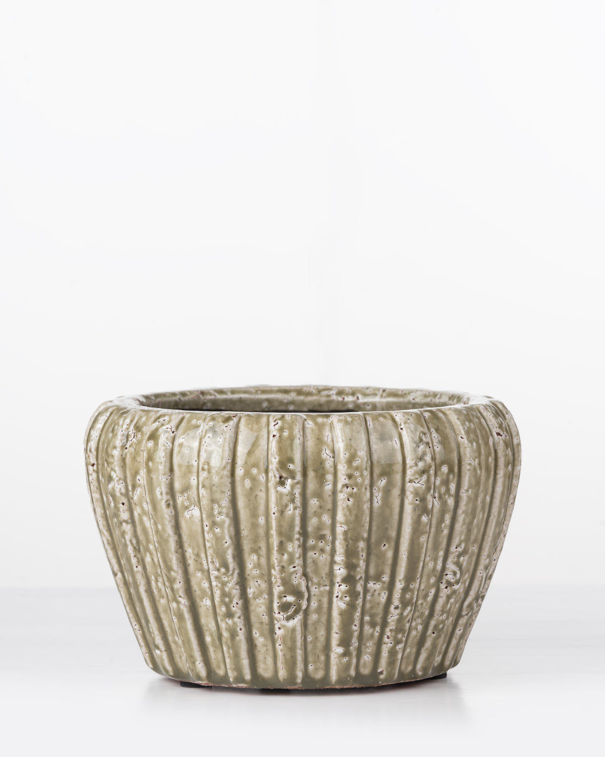 Russet Ceramic Pot | Olive