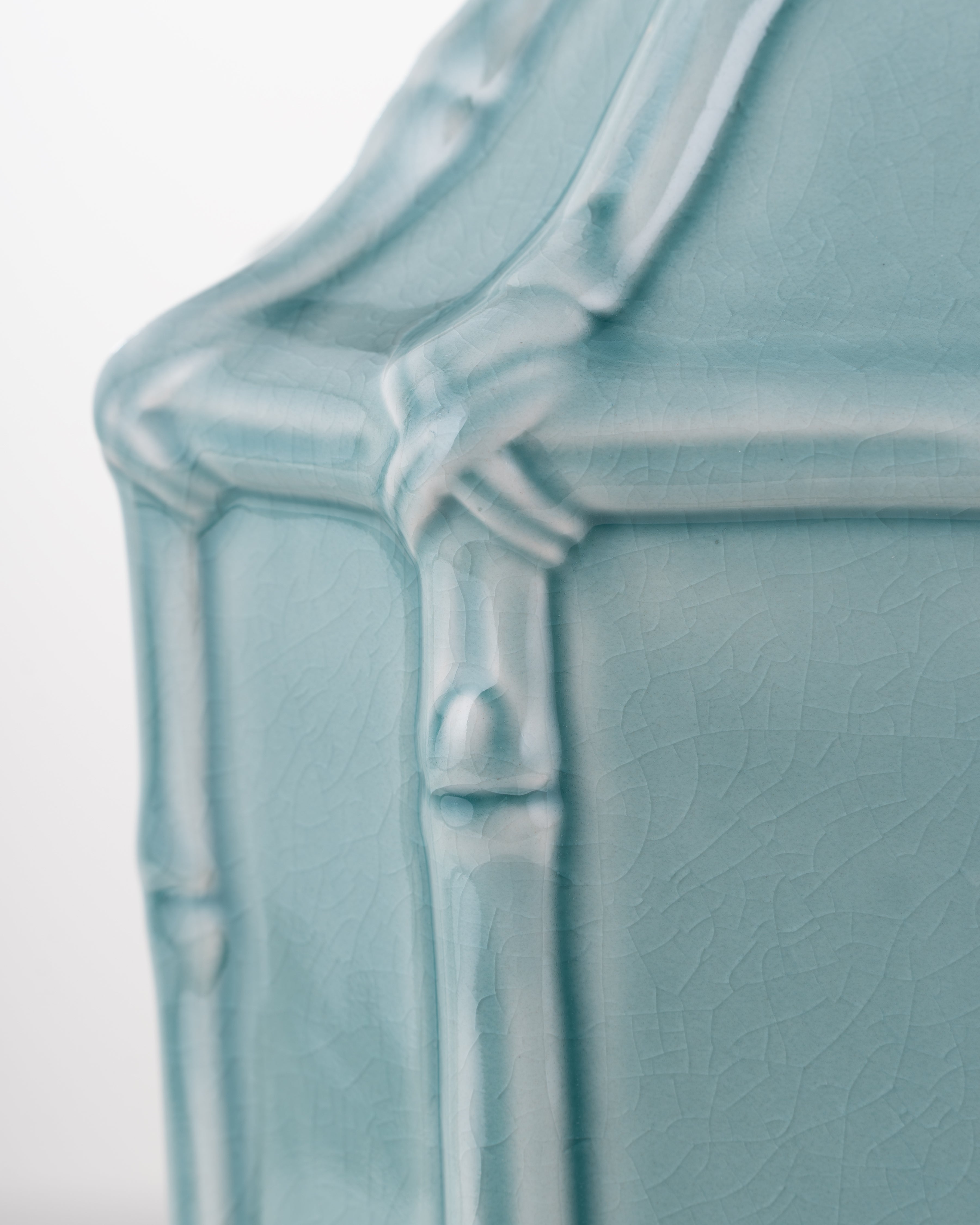 Bamboo Grove Ceramic Lamp base | Blue