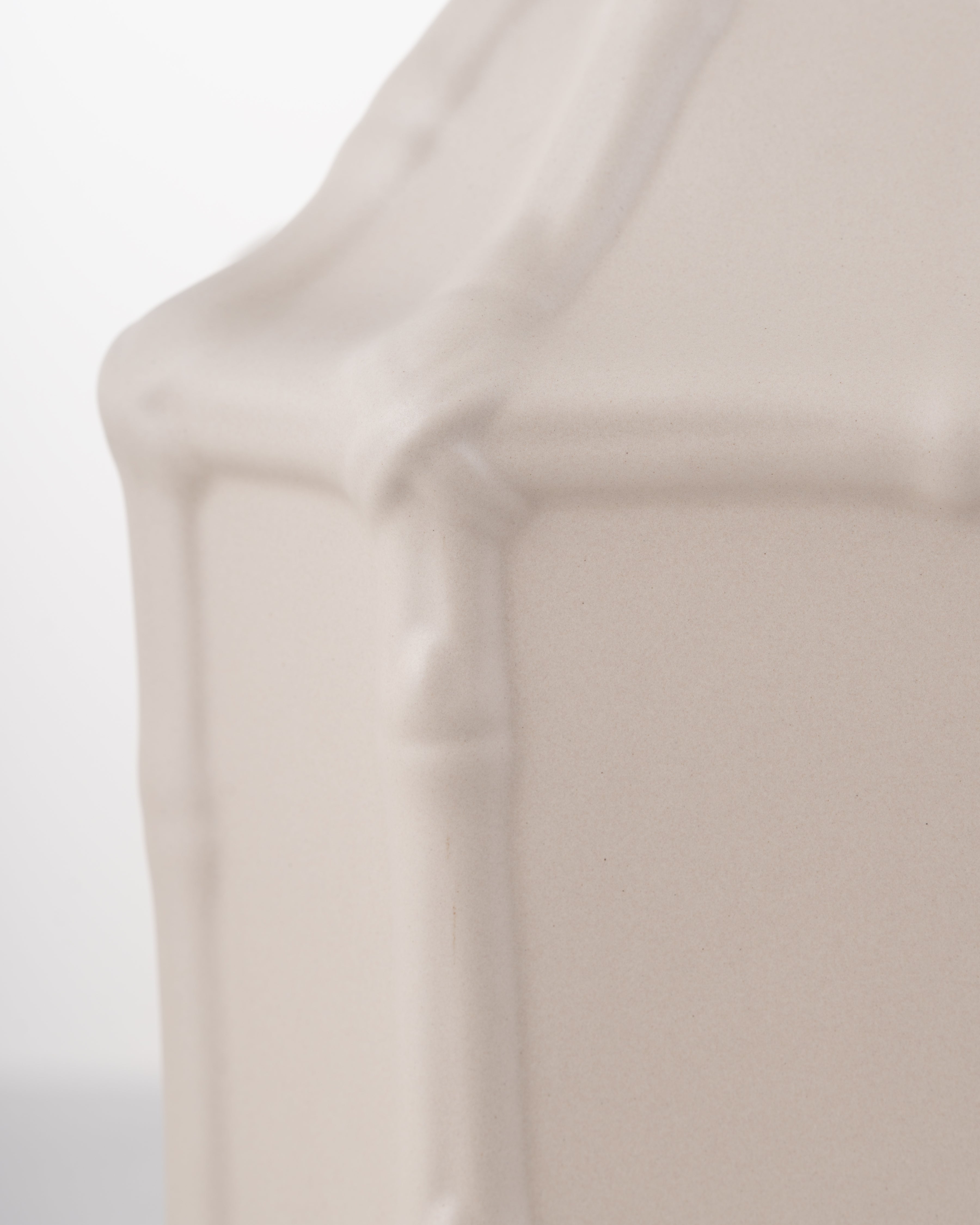 Bamboo Grove Ceramic Lamp base | Cream