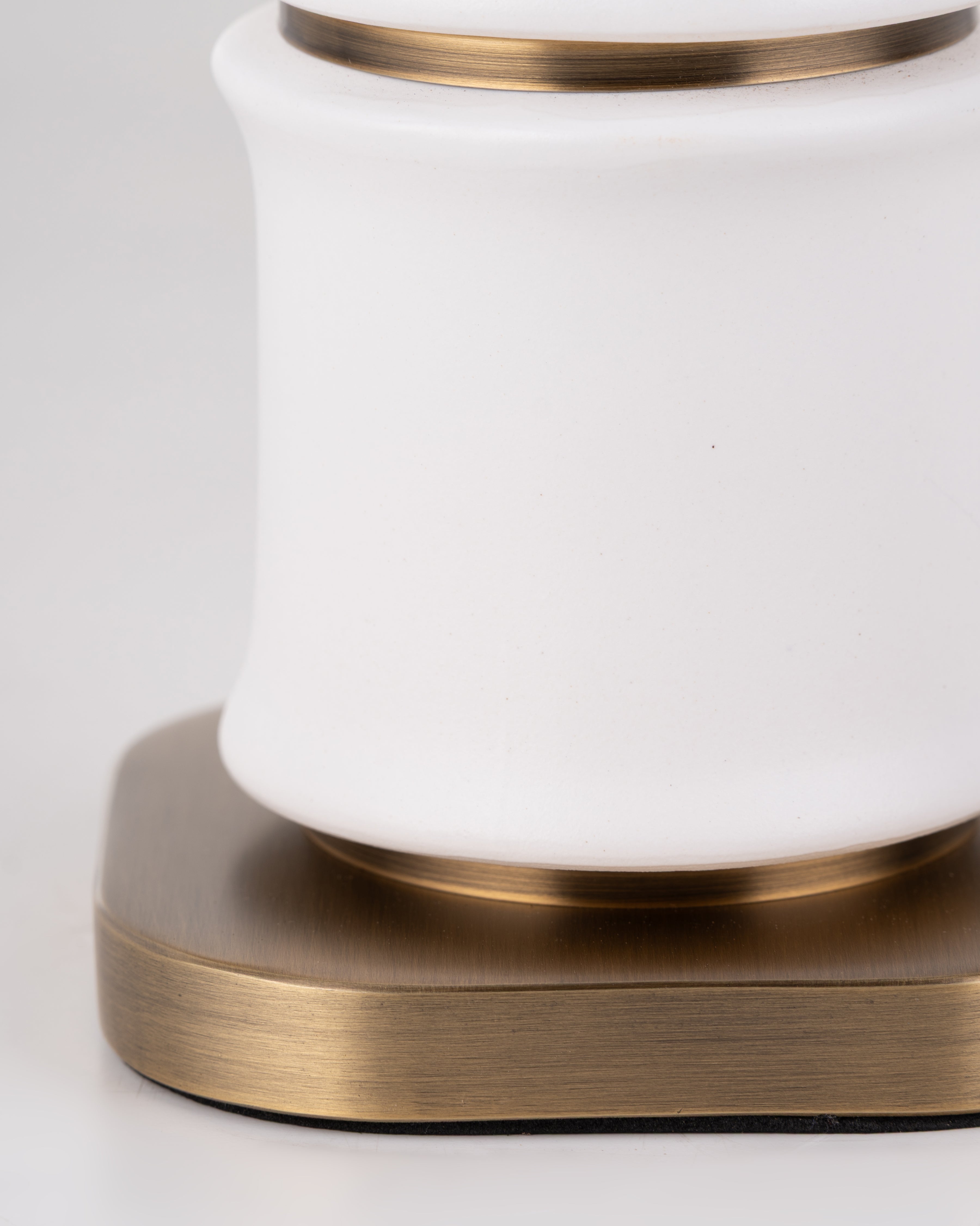 Ivory Bamboo Ceramic Lamp base