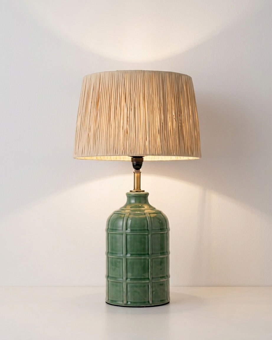 Jade Grid Lamp base