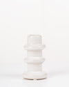 Tier Ceramic Candle Holder | White