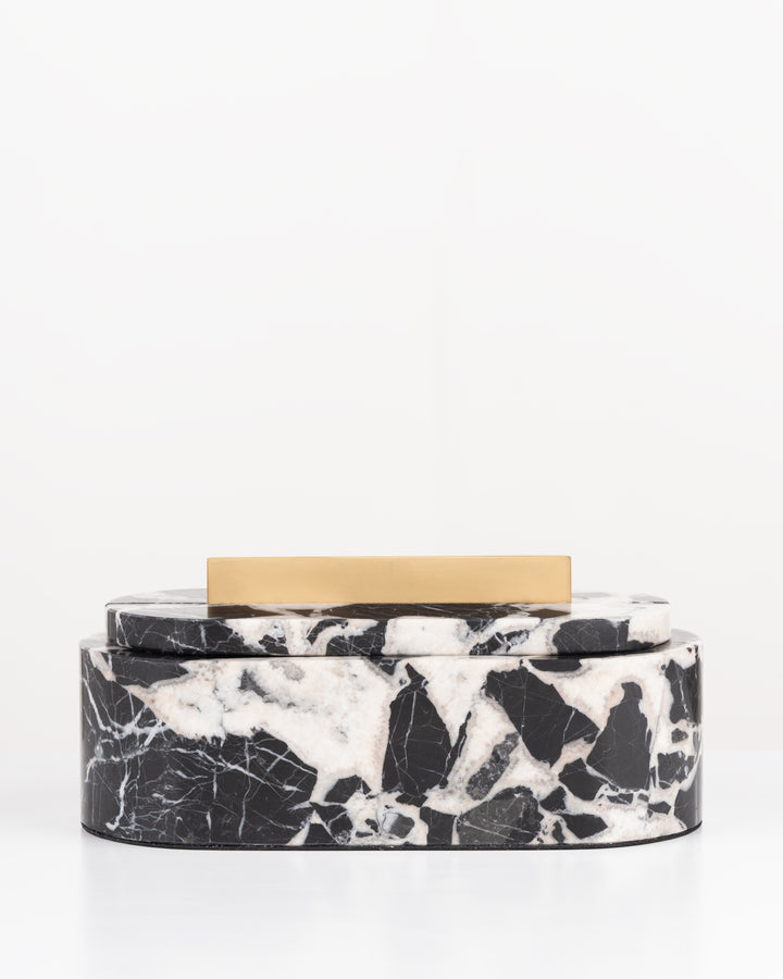 Laurent Marble Box | Black