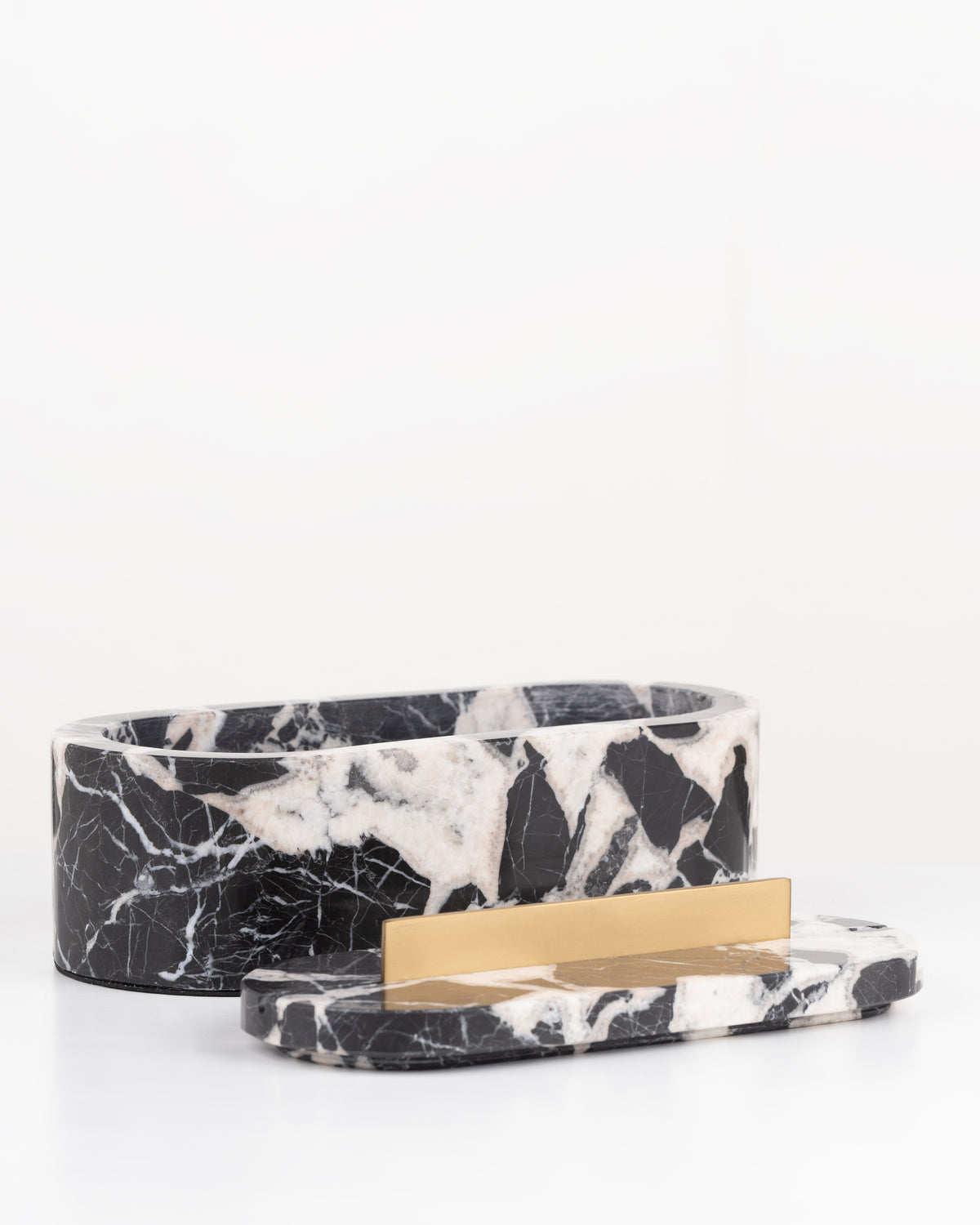 Laurent Marble Box | Black