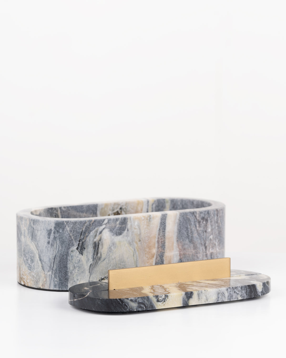 Laurent Marble Box | Grey