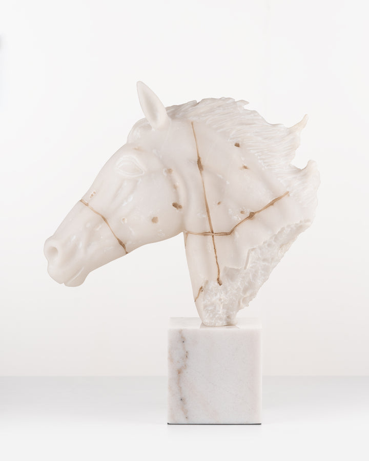 Belmont Horse Head Sculpture