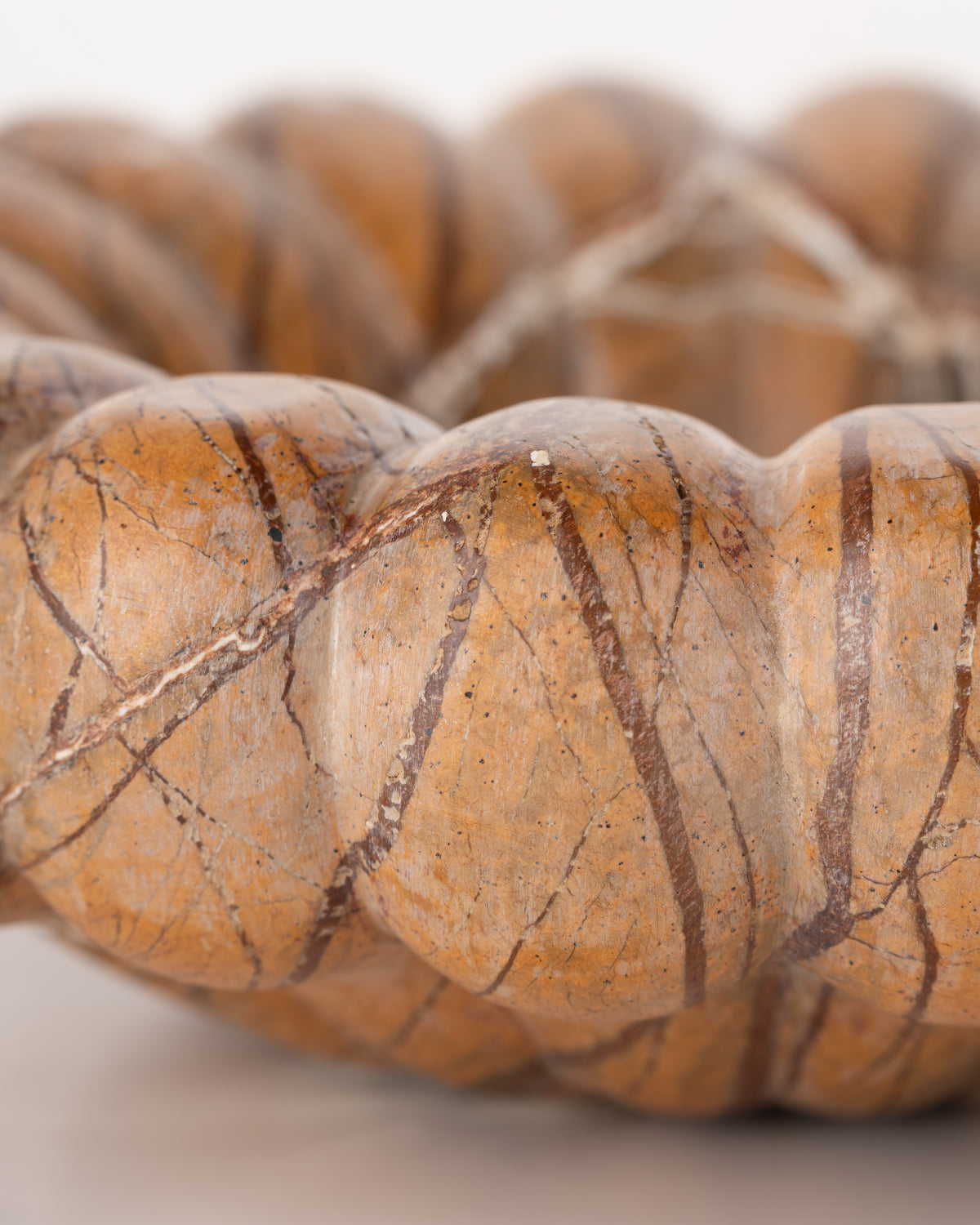 Collector's Cove Petal Marble Bowl | Terracotta