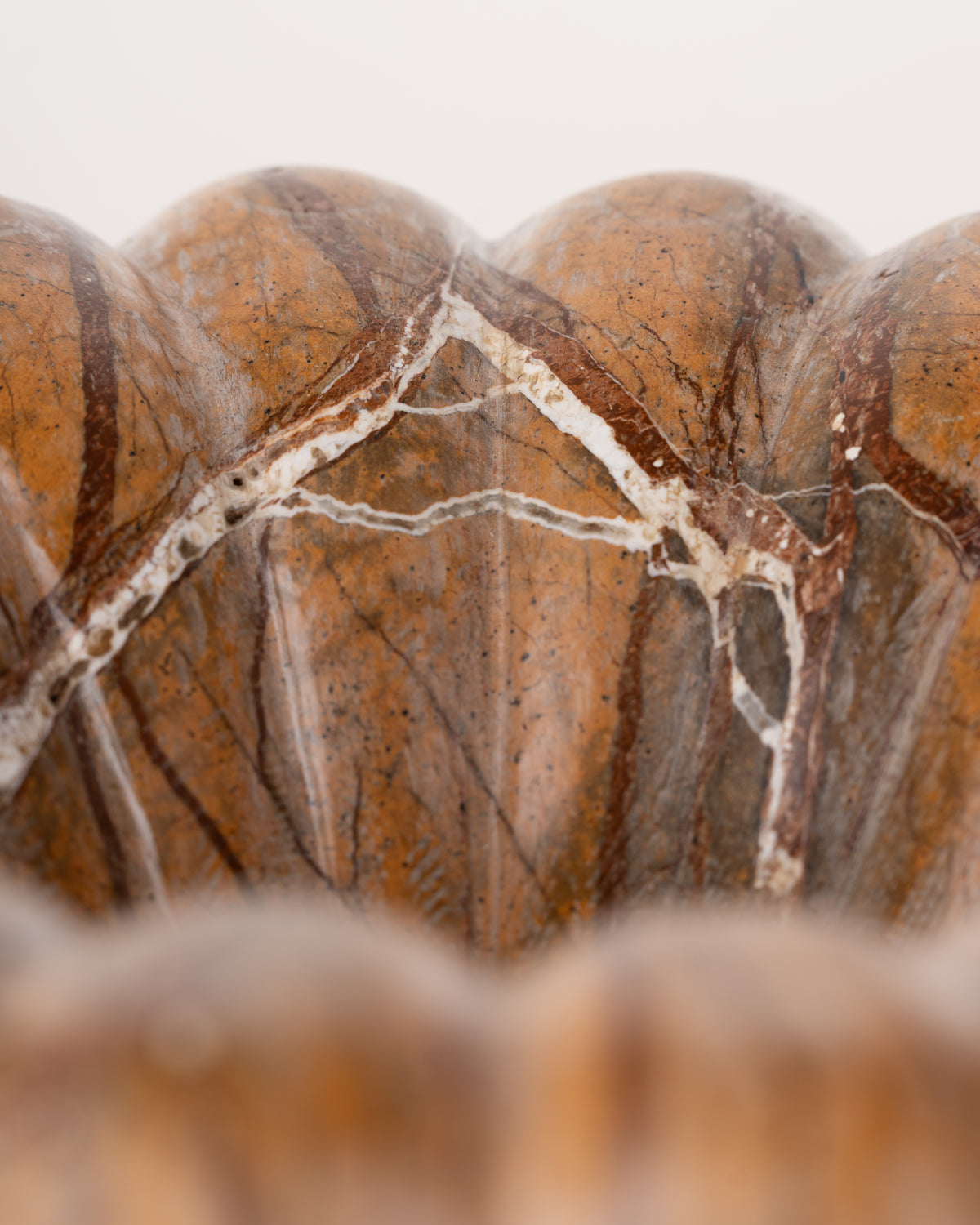 Collector's Cove Petal Marble Bowl | Terracotta