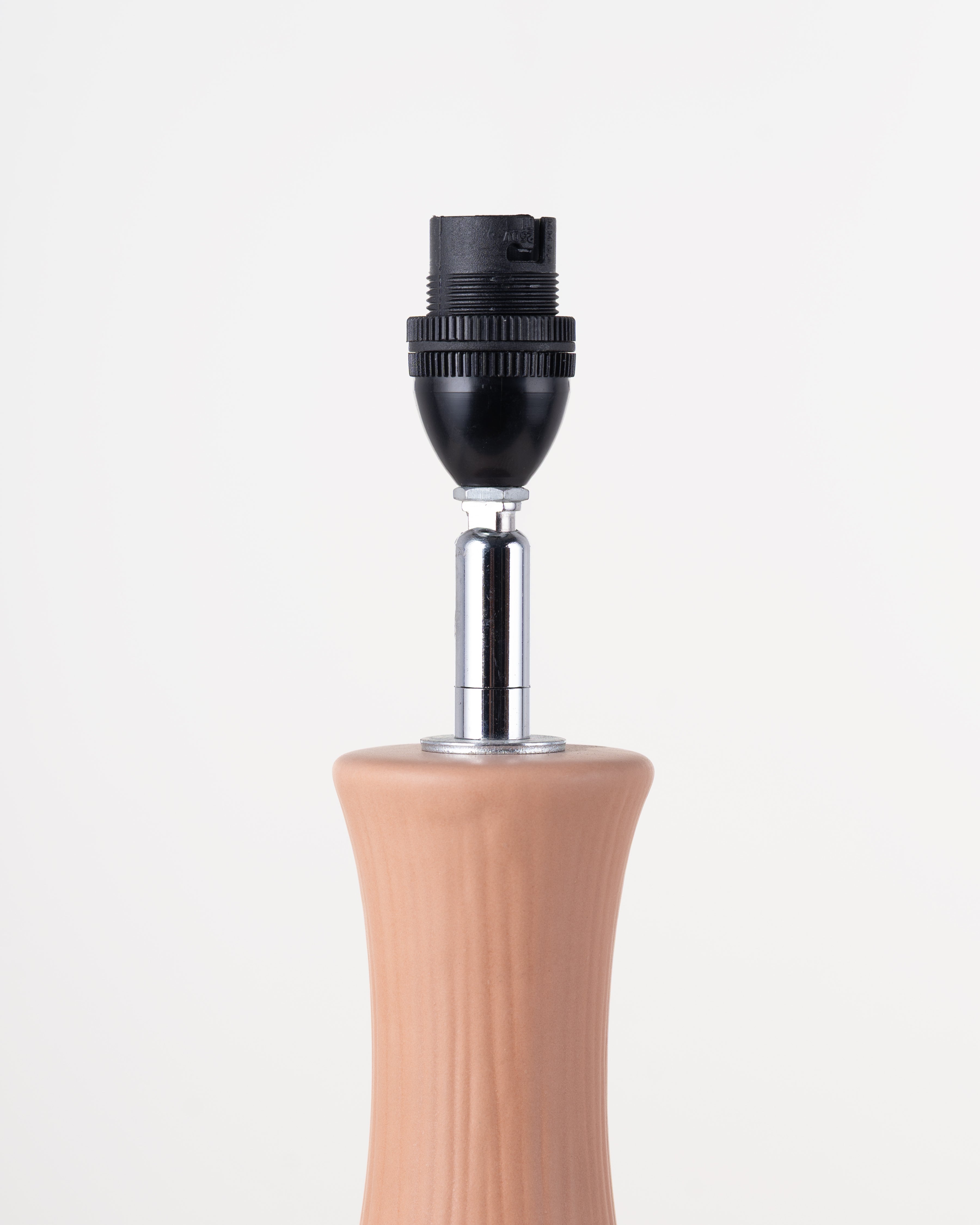 Terracotta Flute Lamp Base