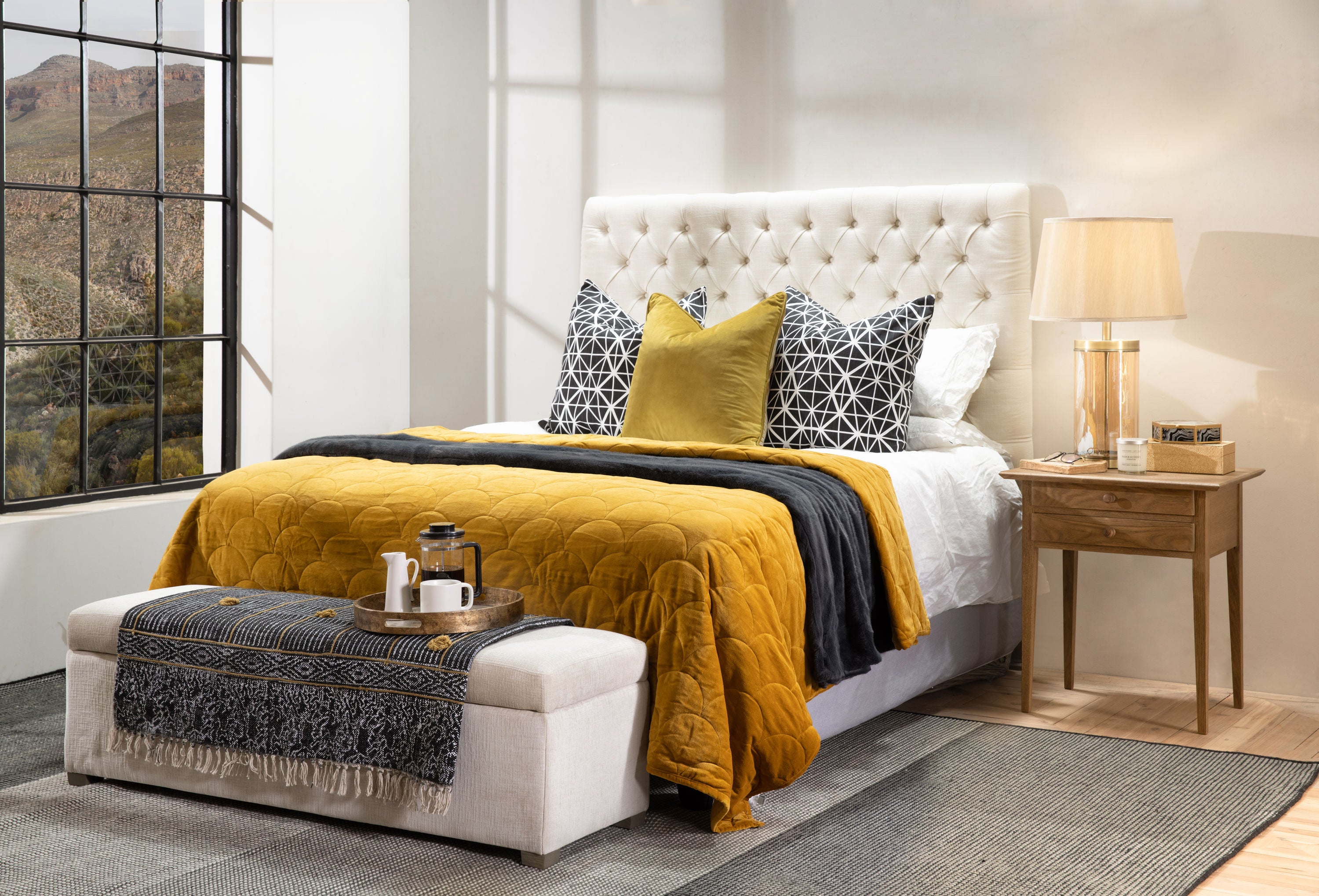 Shaker Bedside | 2 Drawer