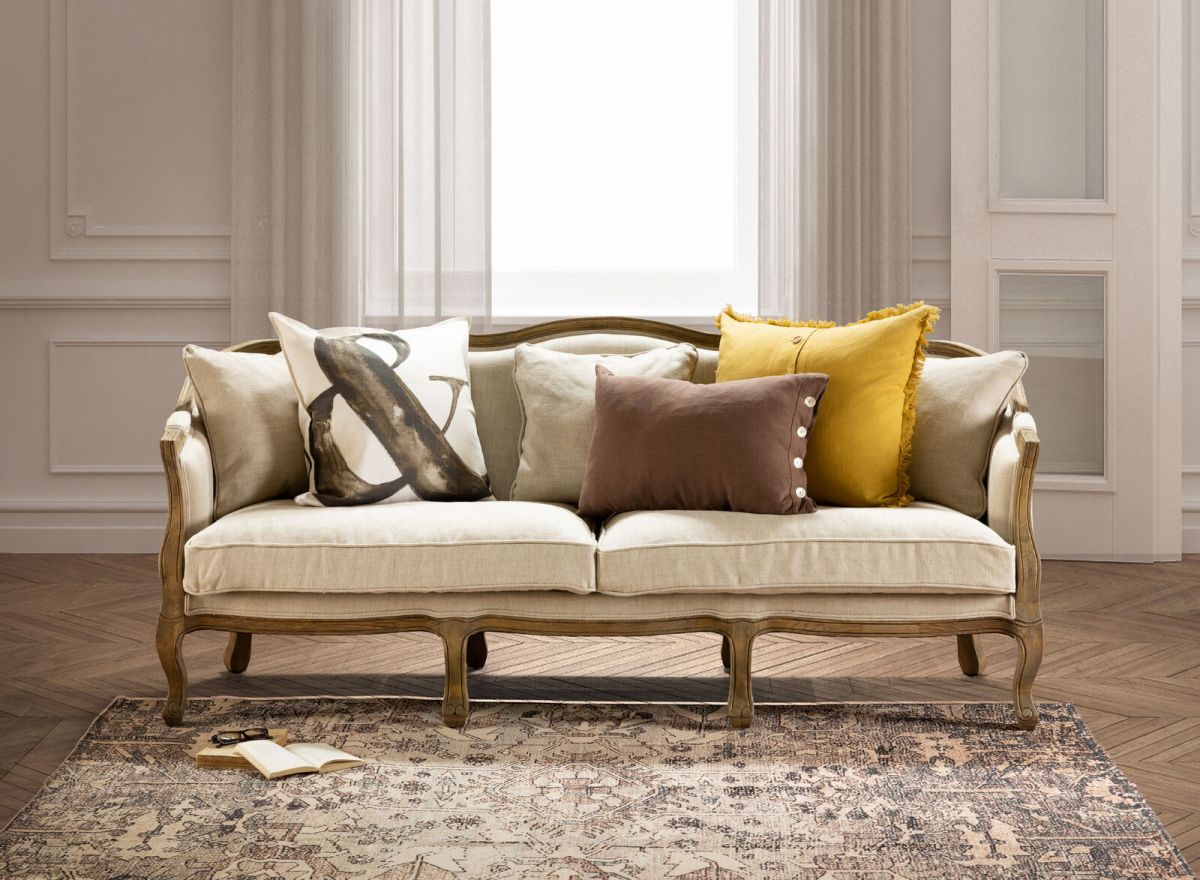 Naksha Rug | Tufted Antique Gold Dhurrie