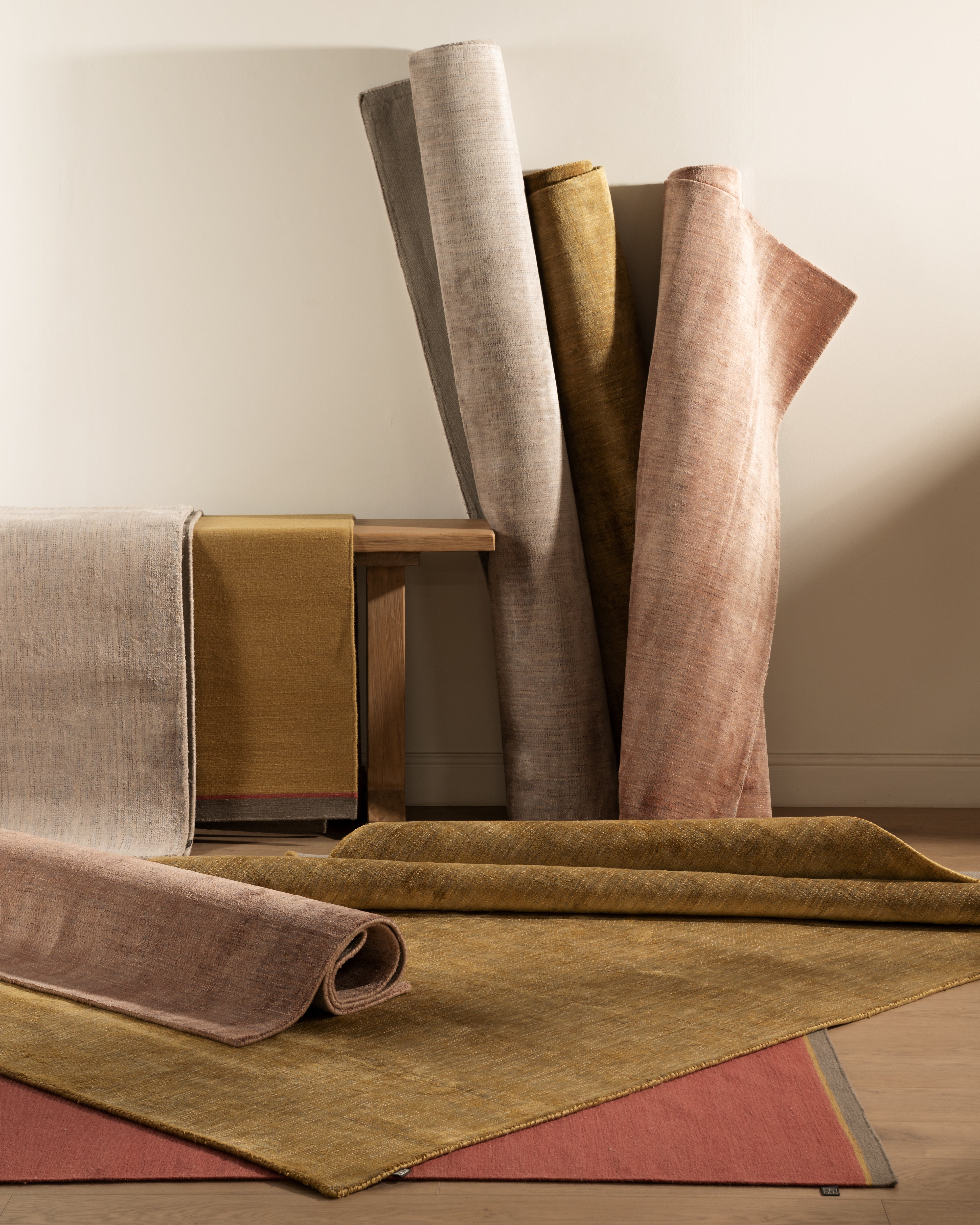 Linie Senja Rug | Mustard - Large - 2000 x 3000
