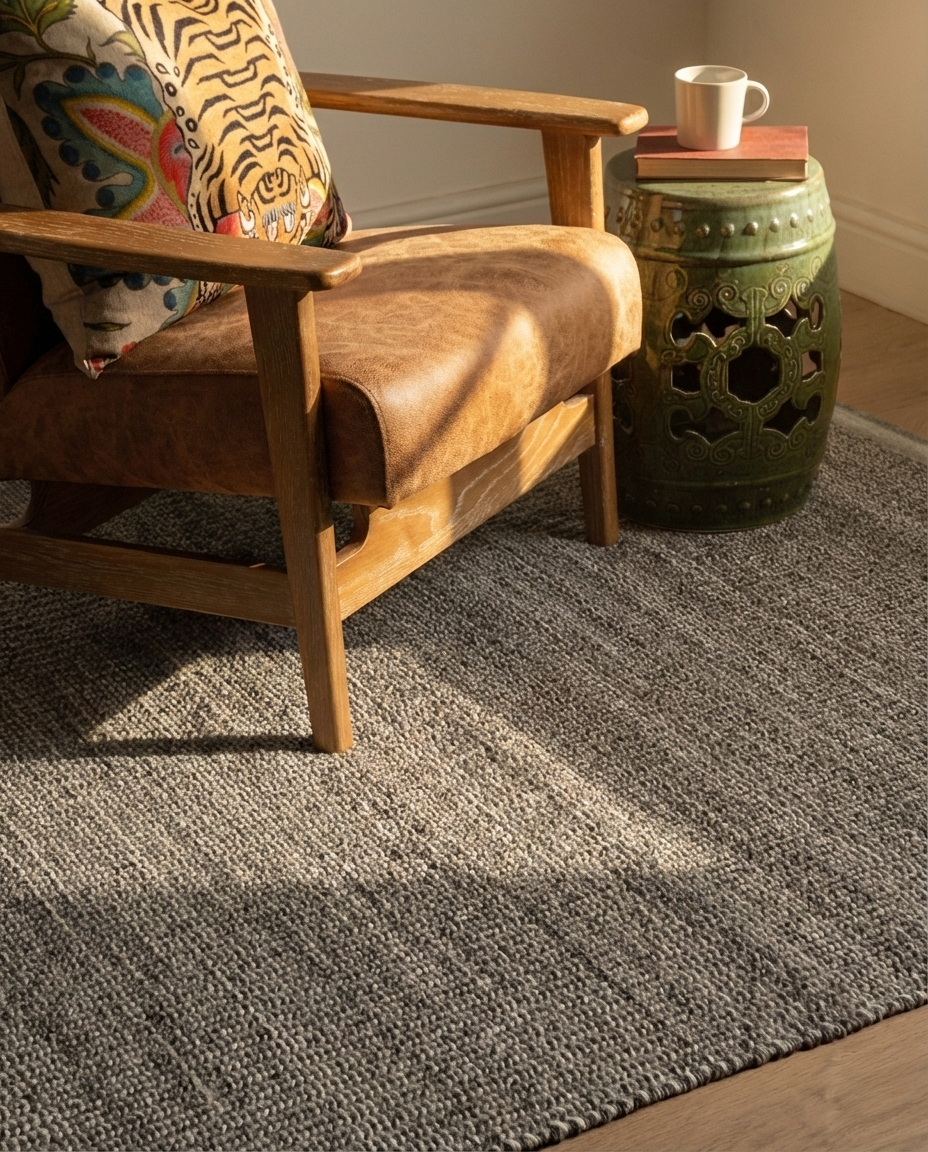 Linie Melange Rug | Grey - Medium - 2000 x 3000
