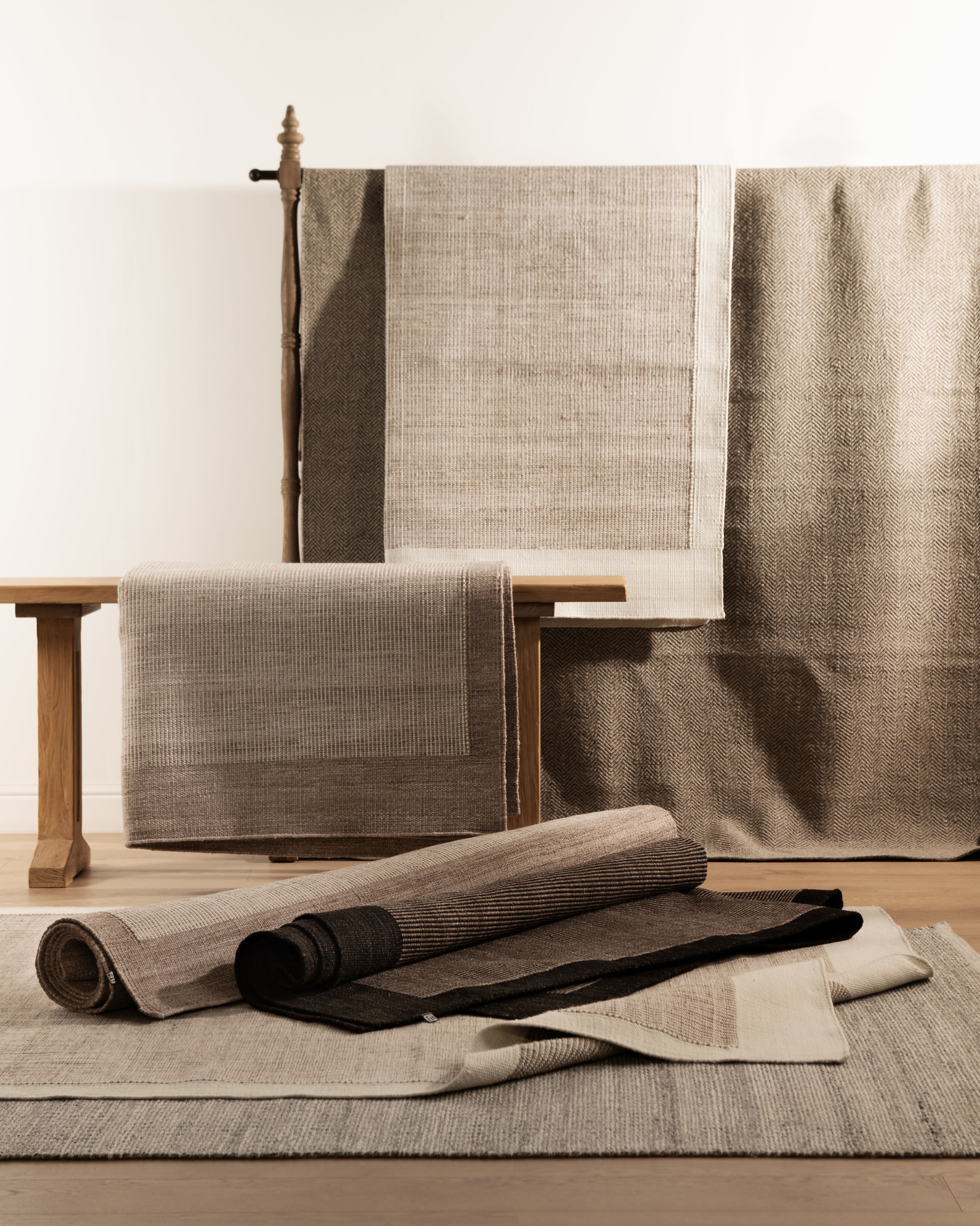 Linie Melange Rug | Grey - Medium - 2000 x 3000