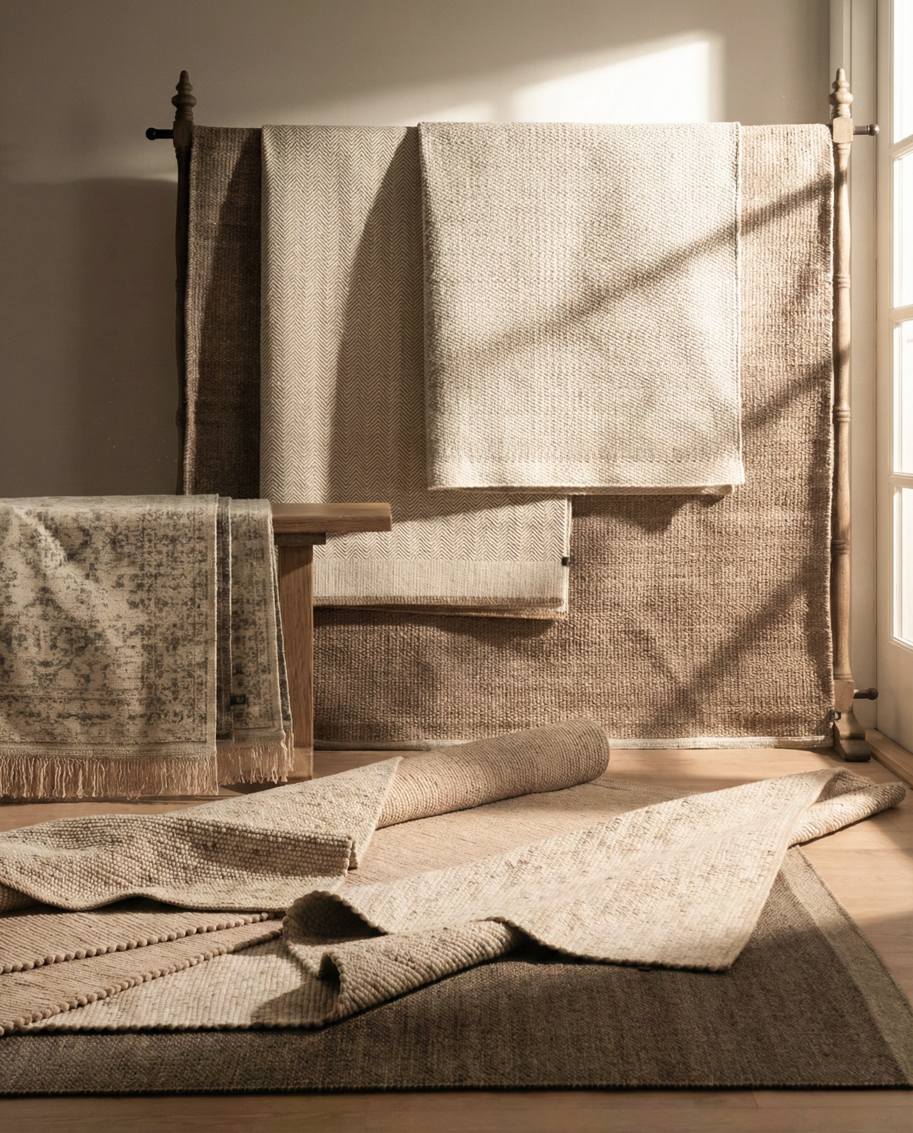 Linie Melange Rug | Earth - Medium - 2000 x 3000