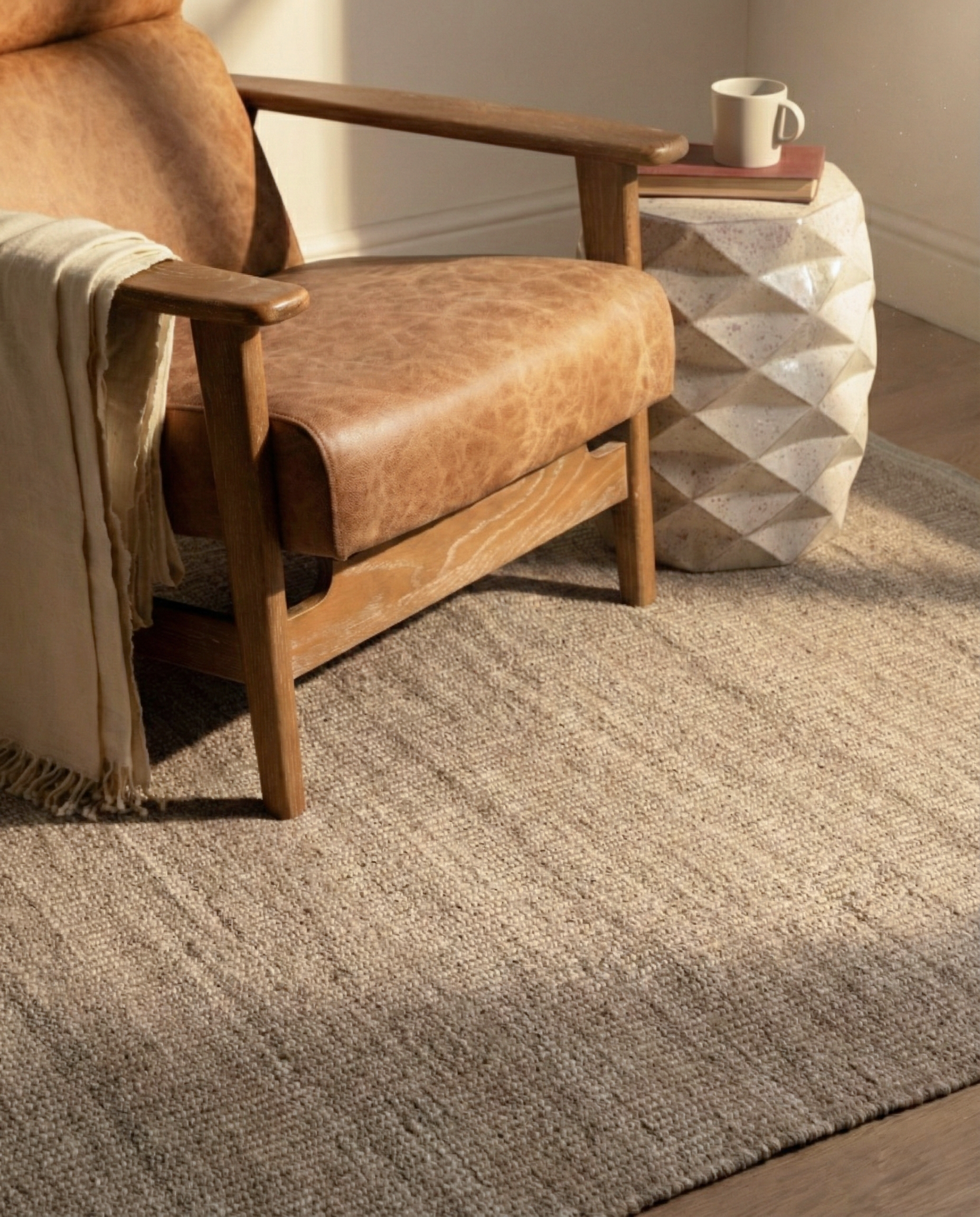 Linie Melange Rug | Earth - Medium - 2000 x 3000