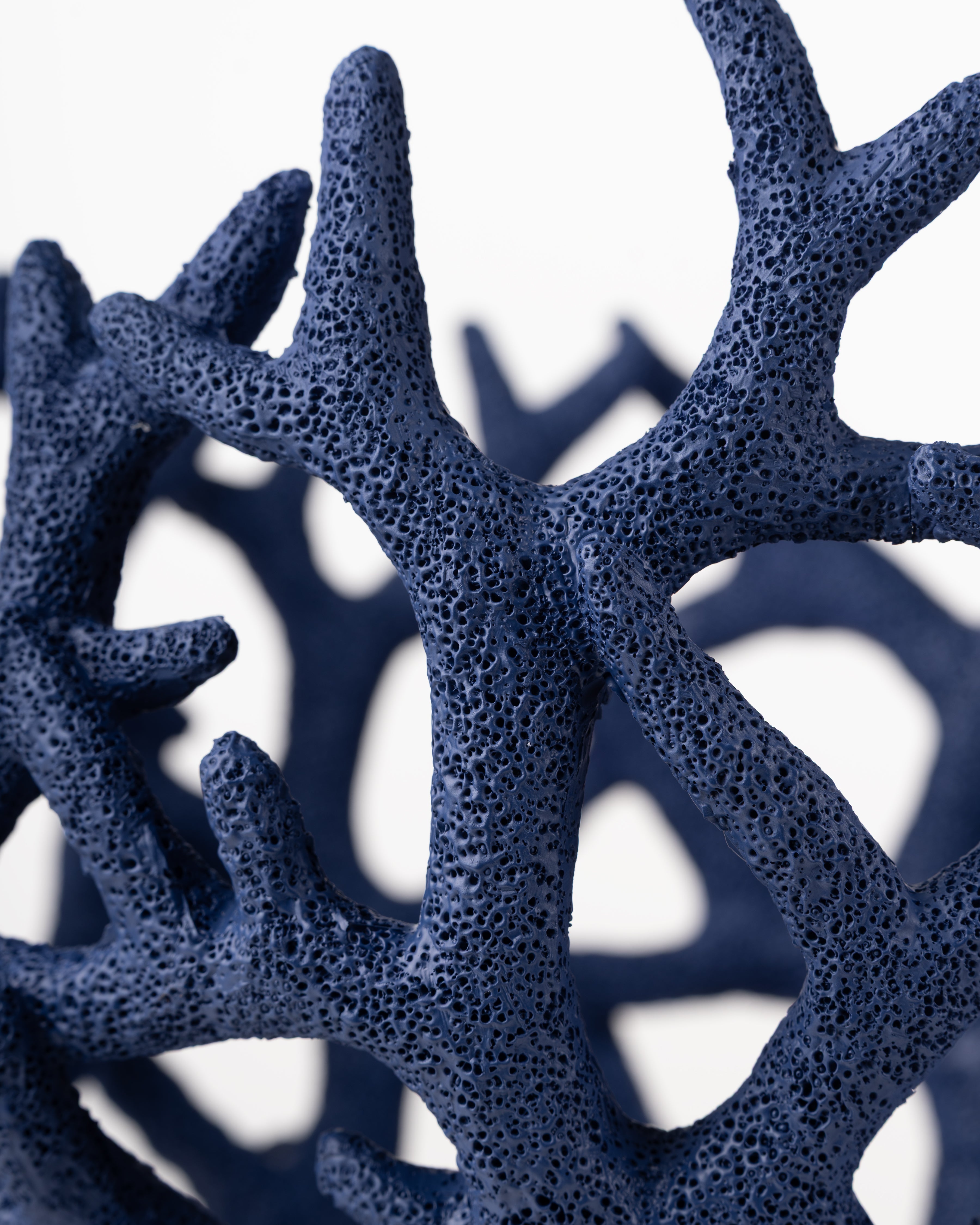 Cobalt Staghorn Bowl