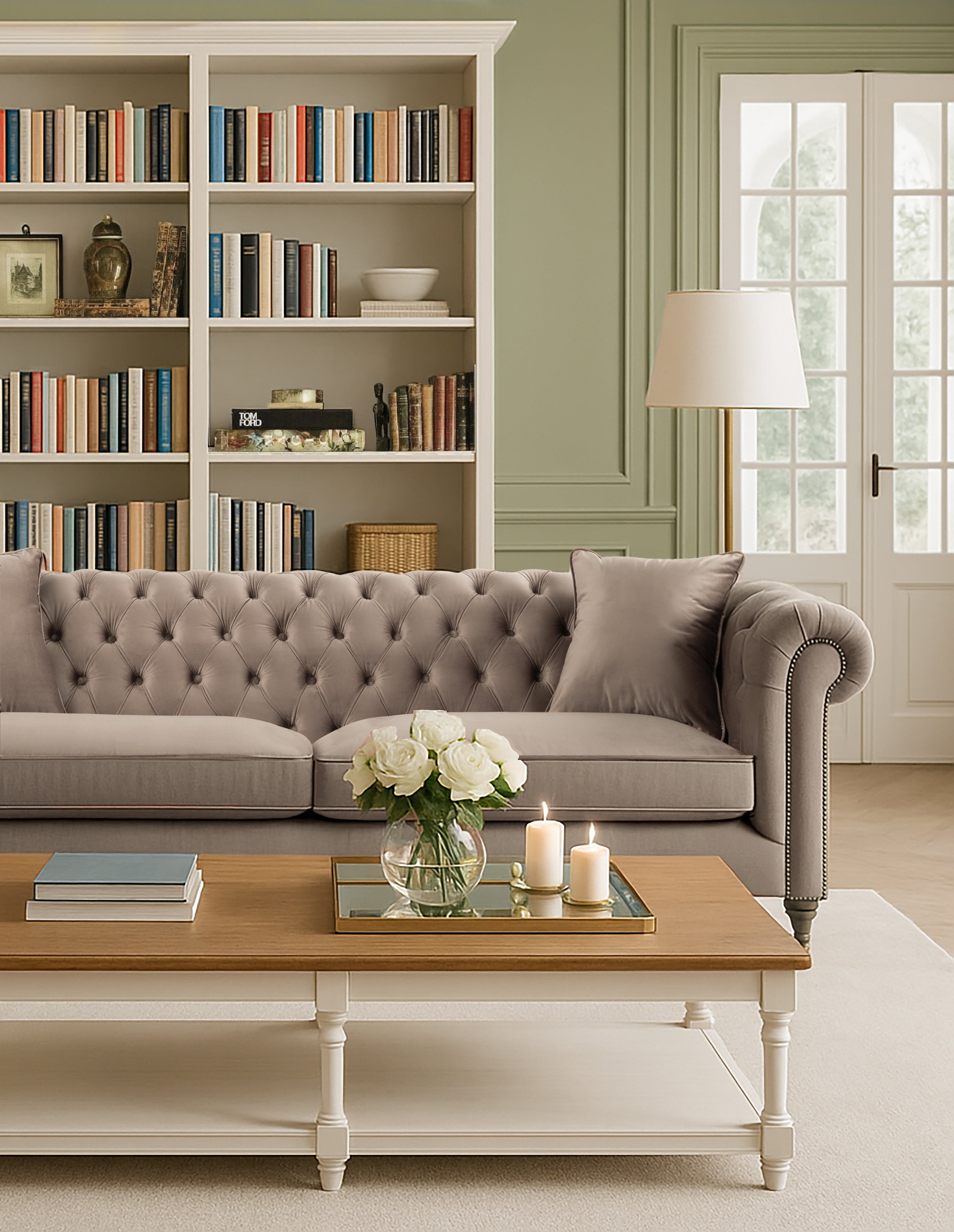 Luxe Duchess Sofa | Champagne